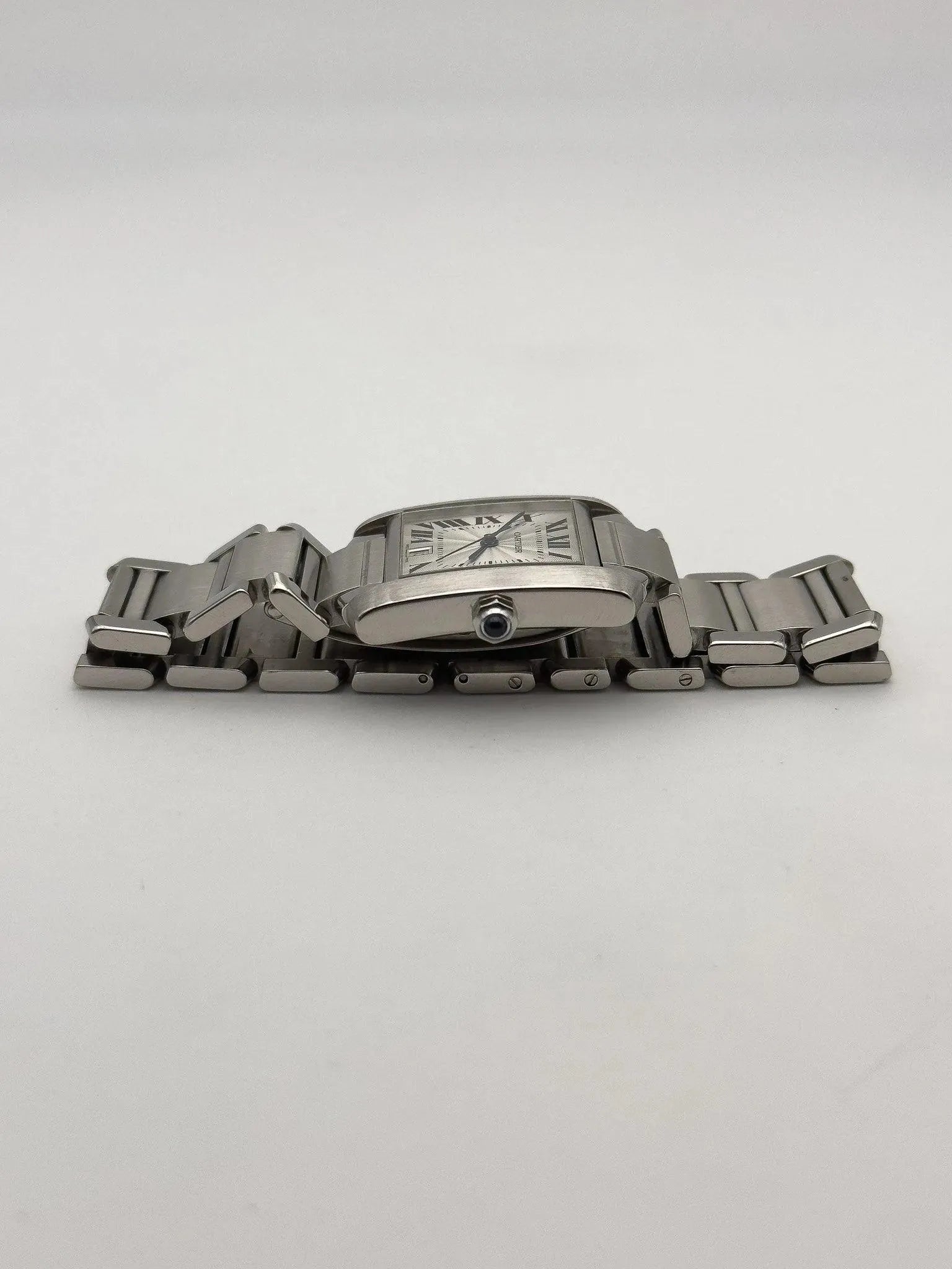 Cartier - Tank Française LM Auto - boîte - 2000S - Atelier Victor - Vintage Shop