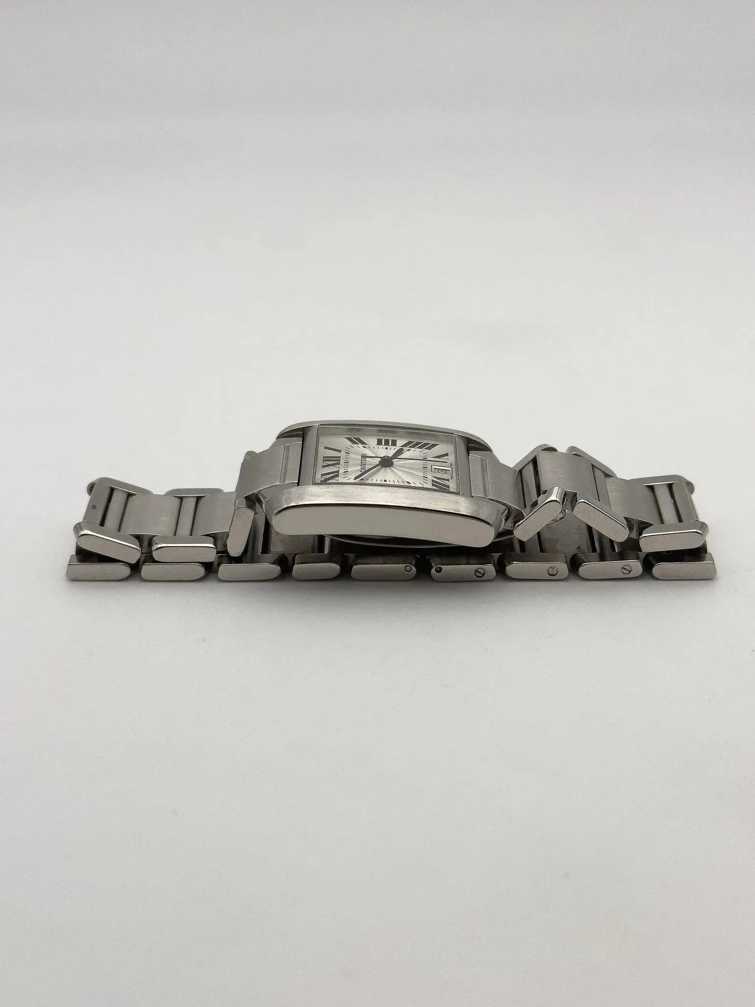 Cartier - Tank Française LM Auto - boîte - 2000S - Atelier Victor - Vintage Shop