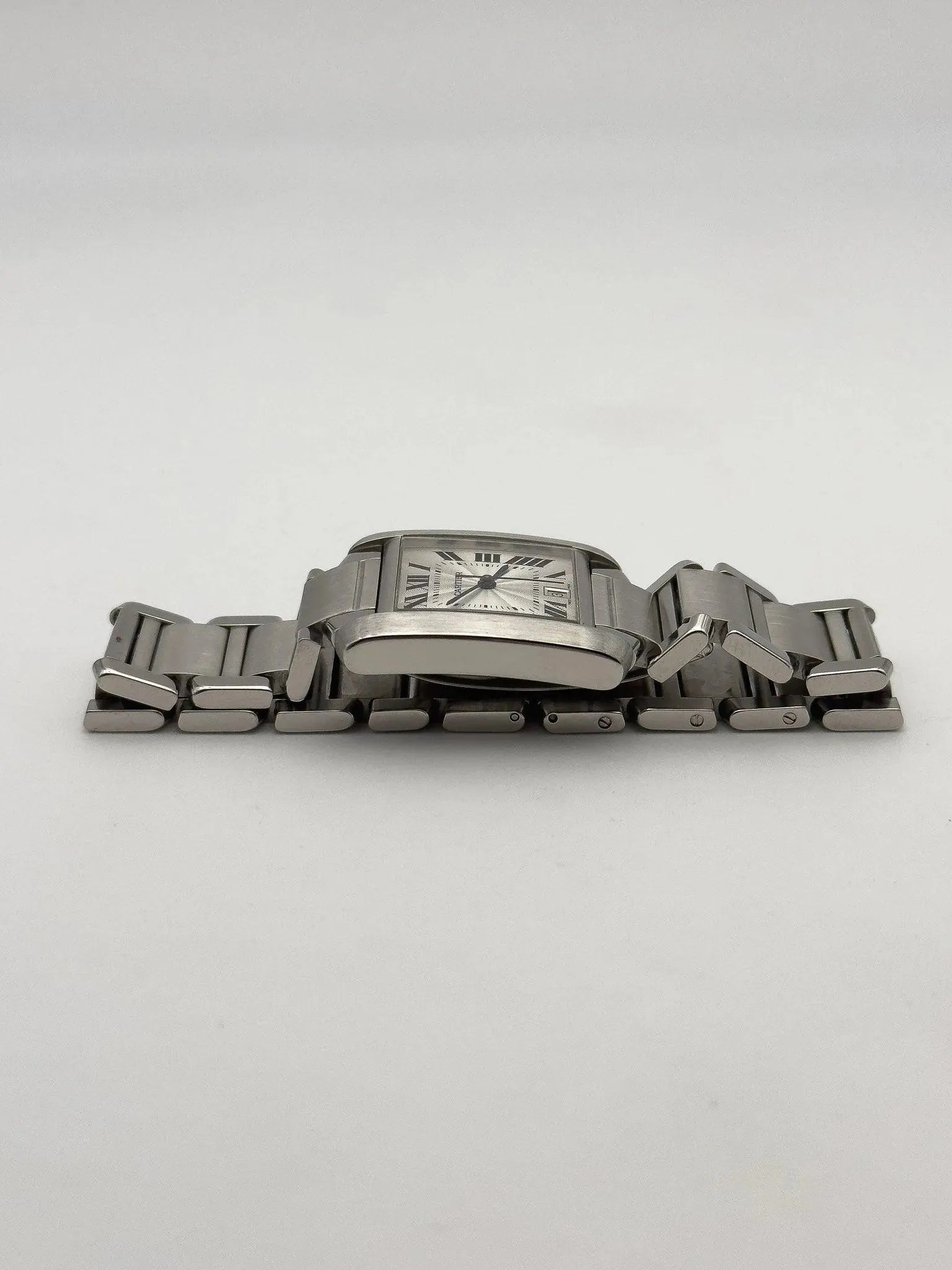 Cartier - Tank Française LM Auto - boîte - 2000S - Atelier Victor - Vintage Shop