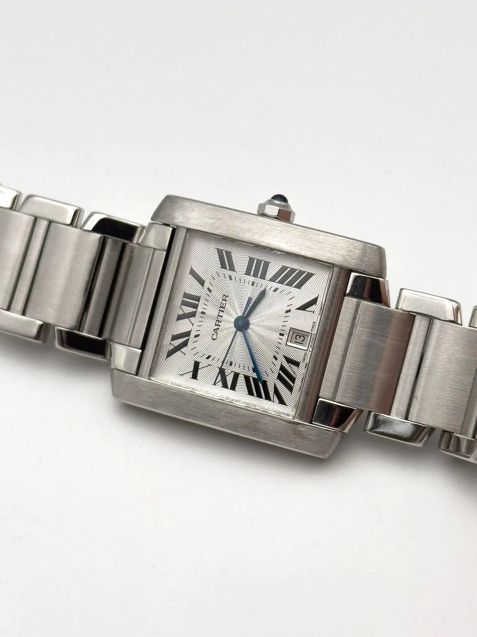 Cartier - Tank Française LM Auto - boîte - 2000S - Atelier Victor - Vintage Shop