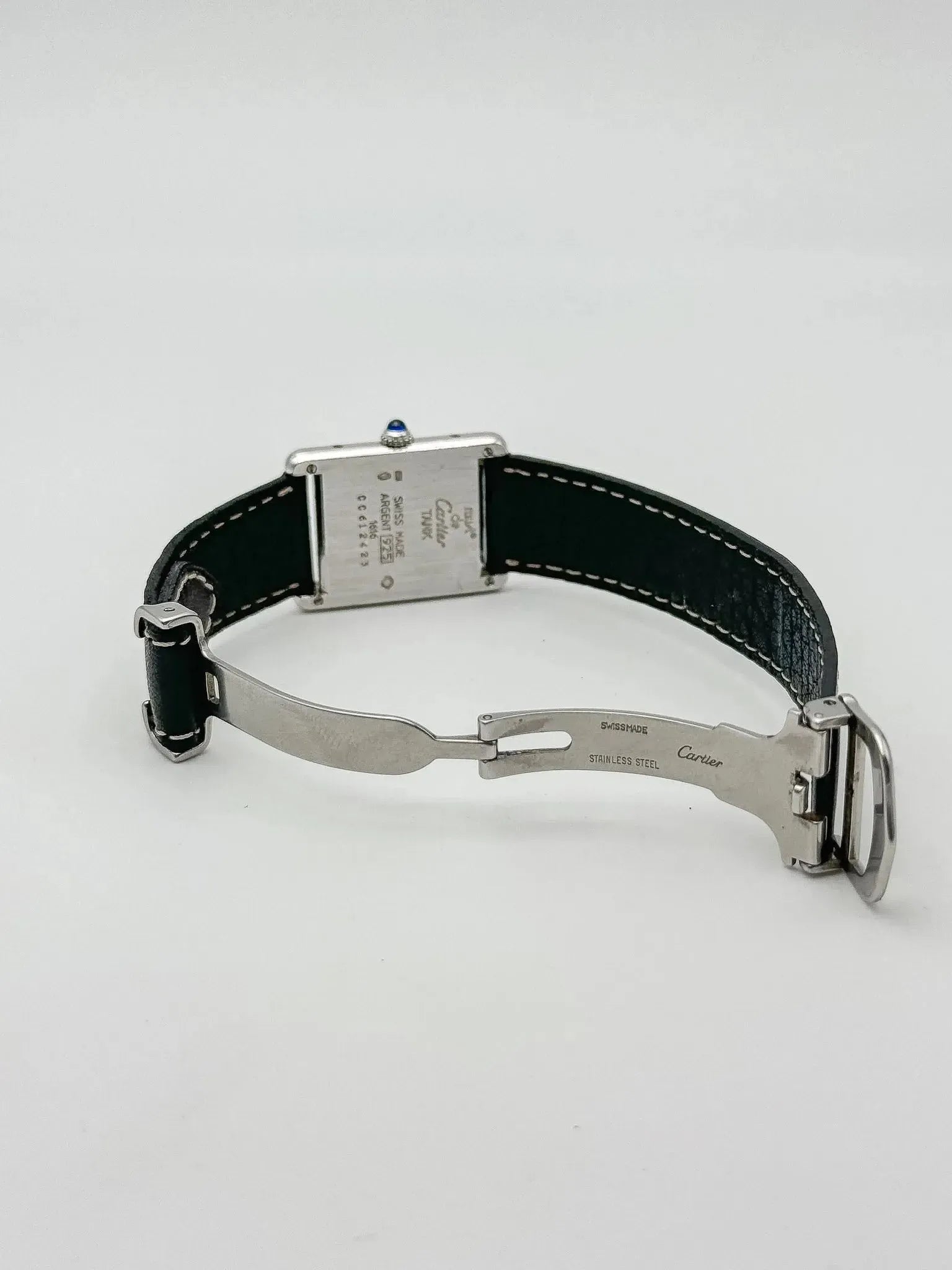 Cartier - Tank Must Argent massif LM - 1990s - Atelier Victor - Vintage Shop