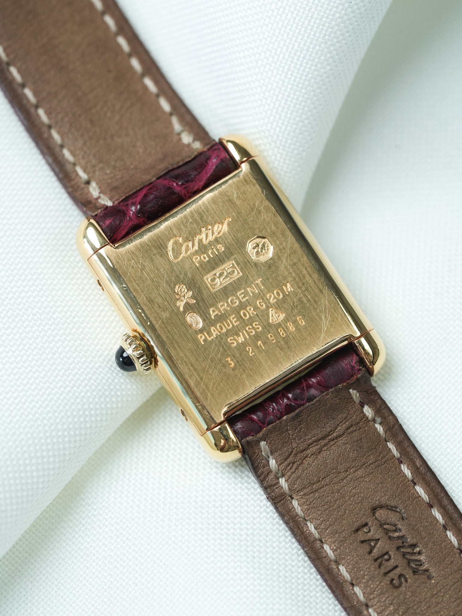 Cartier - Tank Must Quadrante Trinity Piccolo modello - 1980s