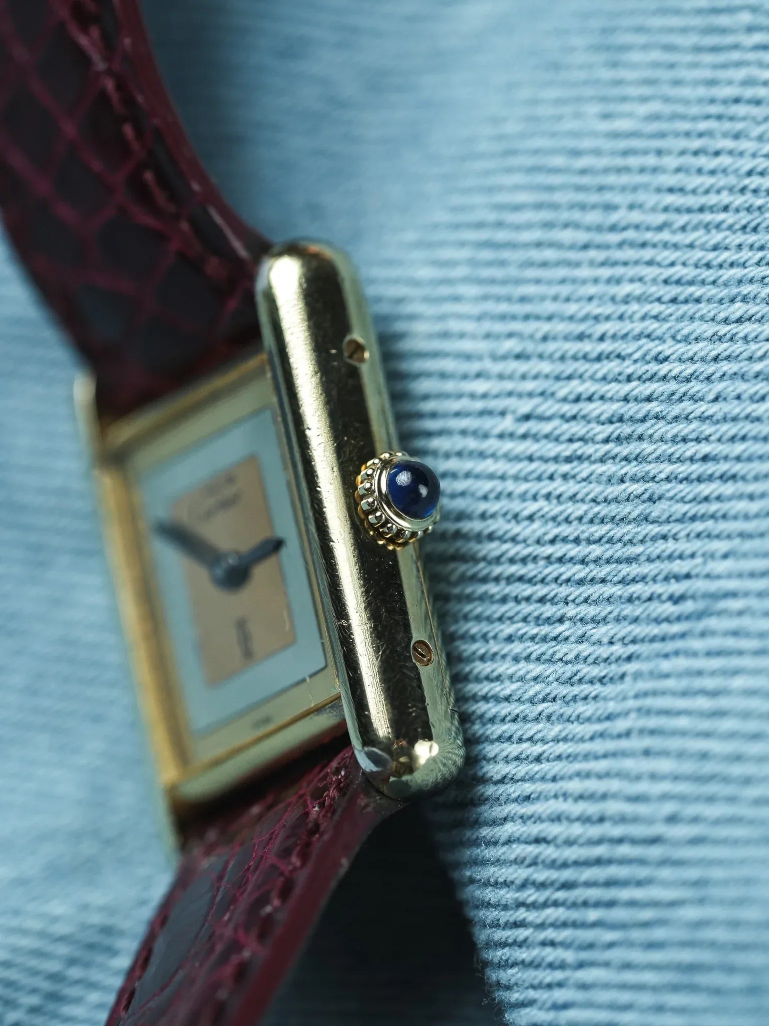 Cartier - Tank Must Cadran Trinity Petit modèle quartz - 1980s - Atelier Victor