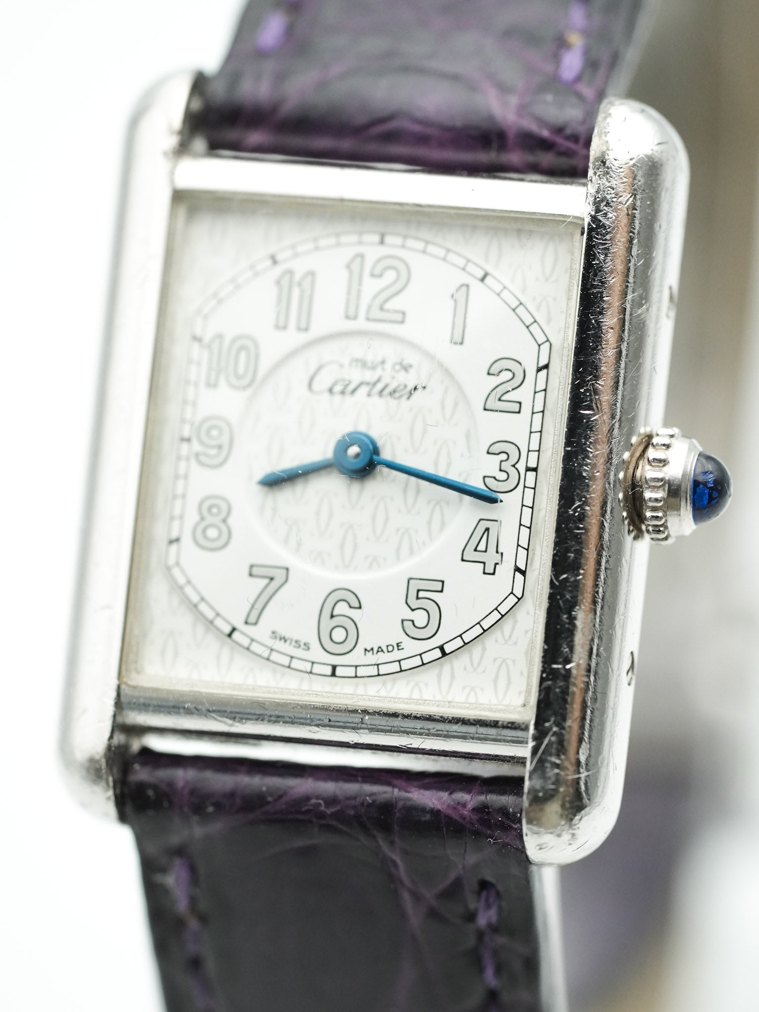 Cartier - Tank Must SM Argent massif avec boucle déployante - 1990s - Atelier Victor Paris - Vintage Watch Shop Dubai