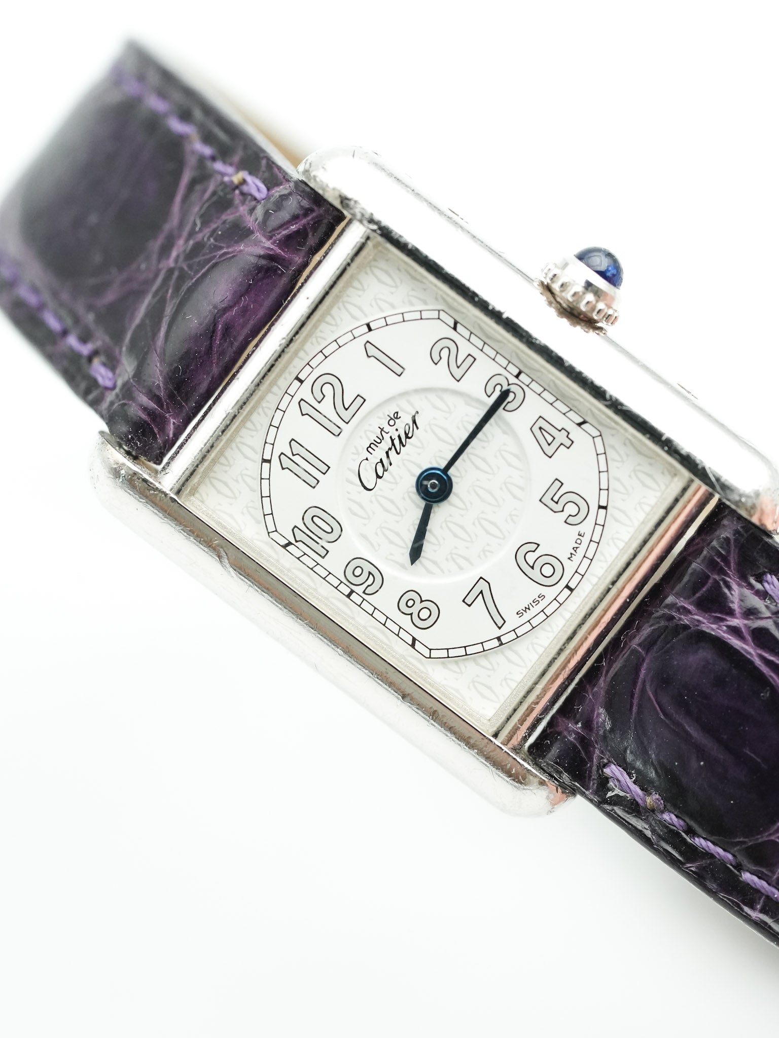 Cartier - Tank Must SM Argent massif avec boucle déployante - 1990s - Atelier Victor Paris - Vintage Watch Shop Dubai