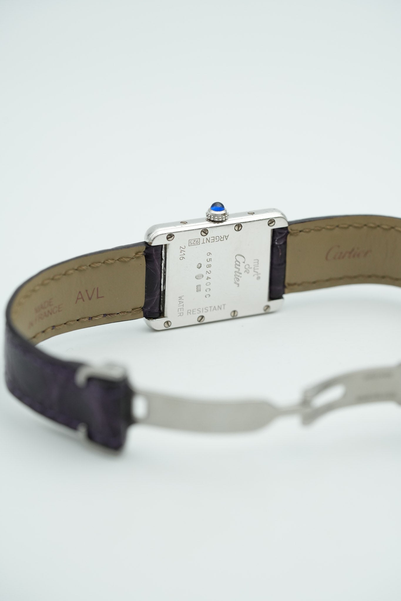 Cartier - Tank Must SM Argent massif avec boucle déployante - 1990s - Atelier Victor Paris - Vintage Watch Shop Dubai