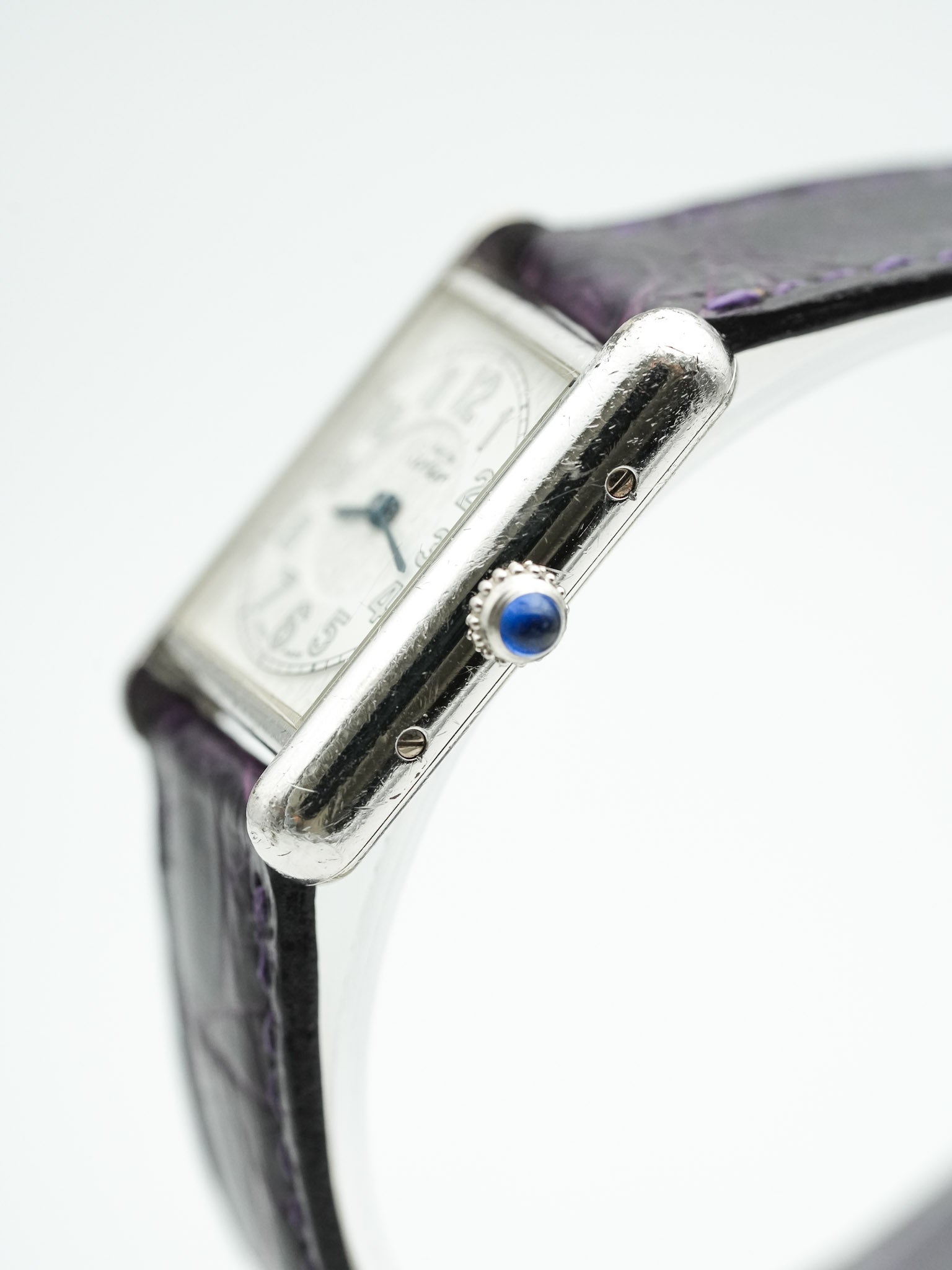 Cartier - Tank Must SM Argent massif avec boucle déployante - 1990s - Atelier Victor Paris - Vintage Watch Shop Dubai