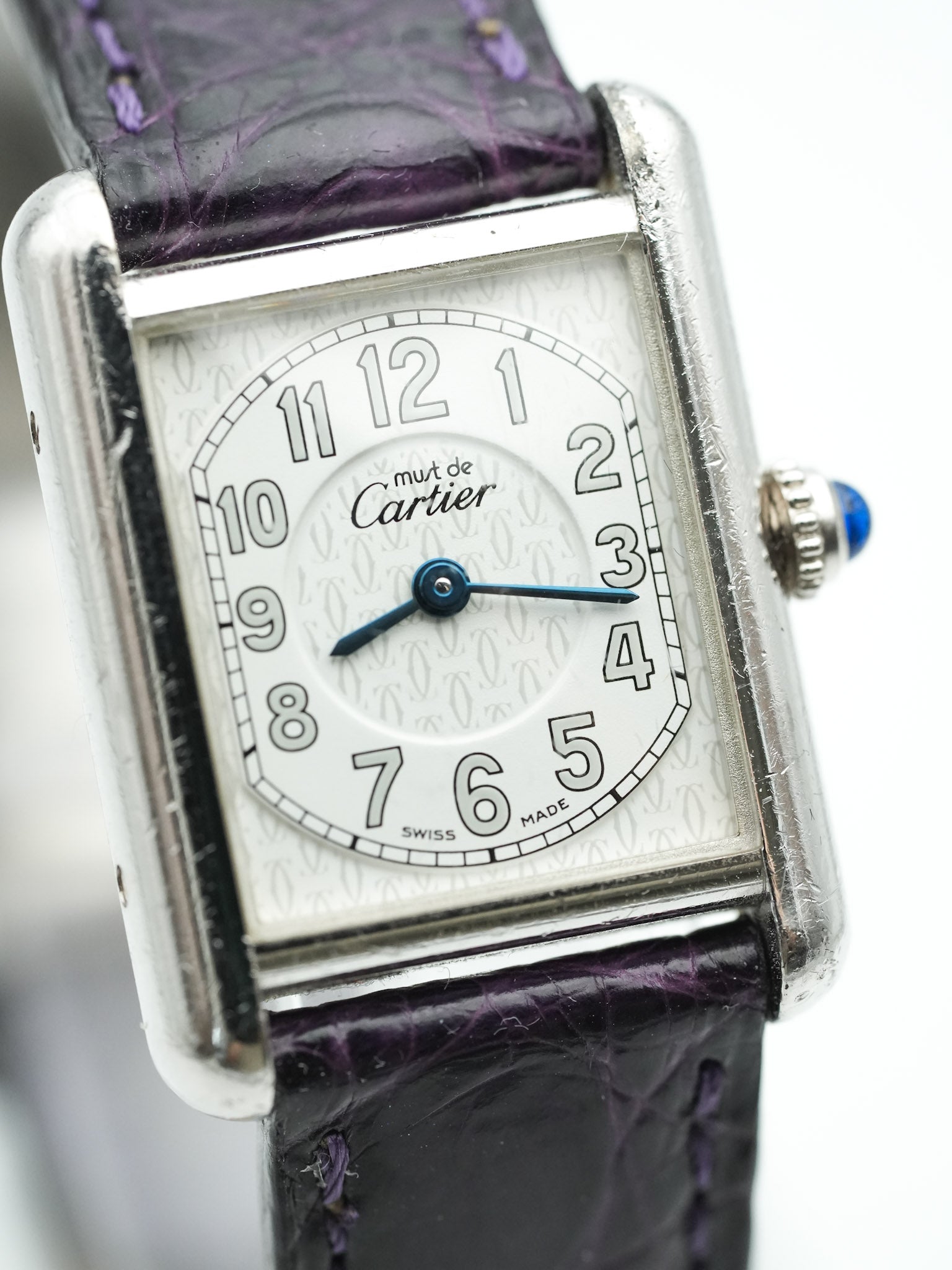 Cartier - Tank Must SM Argent massif avec boucle déployante - 1990s - Atelier Victor Paris - Vintage Watch Shop Dubai