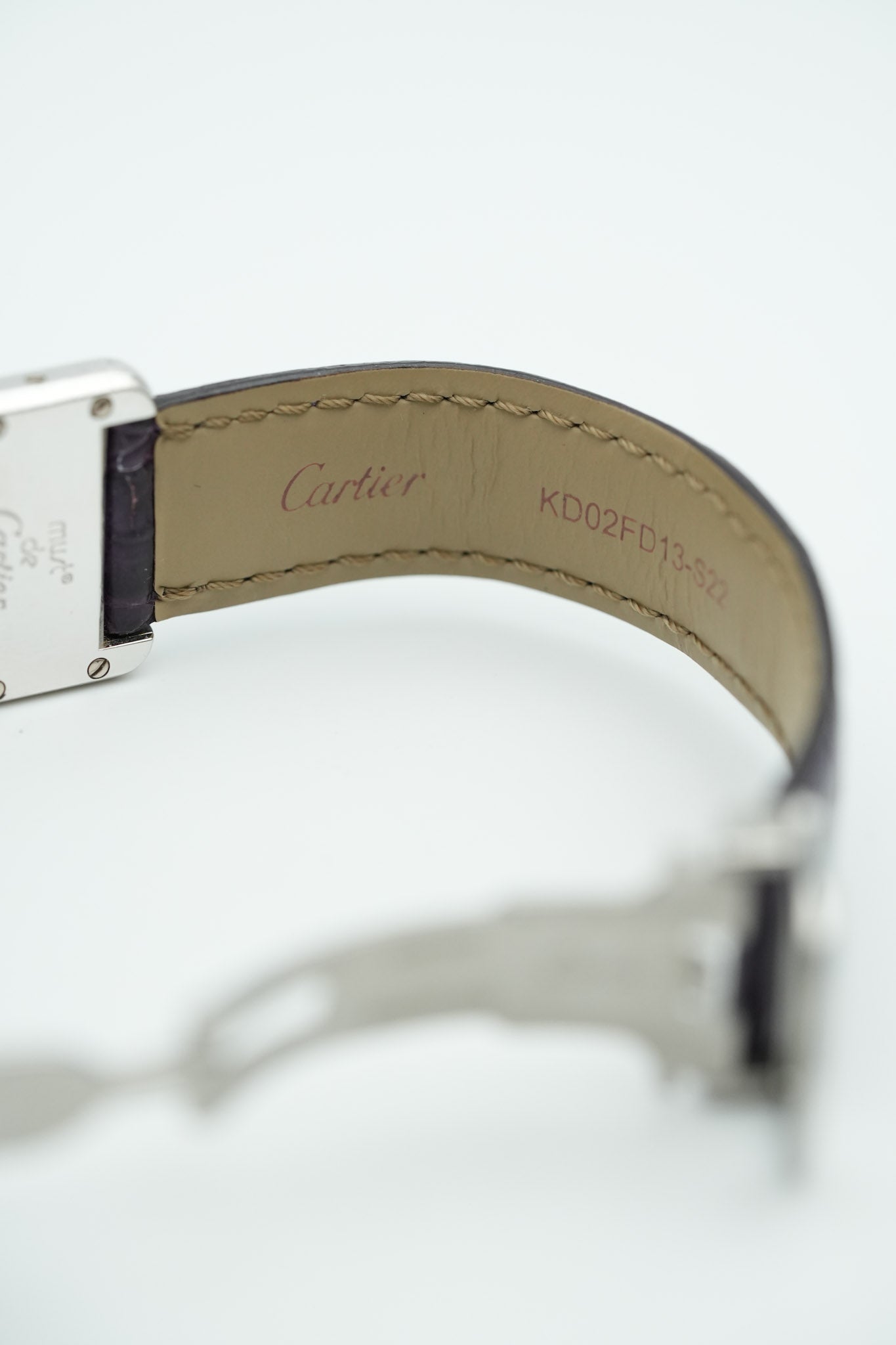 Cartier - Tank Must SM Argent massif avec boucle déployante - 1990s - Atelier Victor Paris - Vintage Watch Shop Dubai