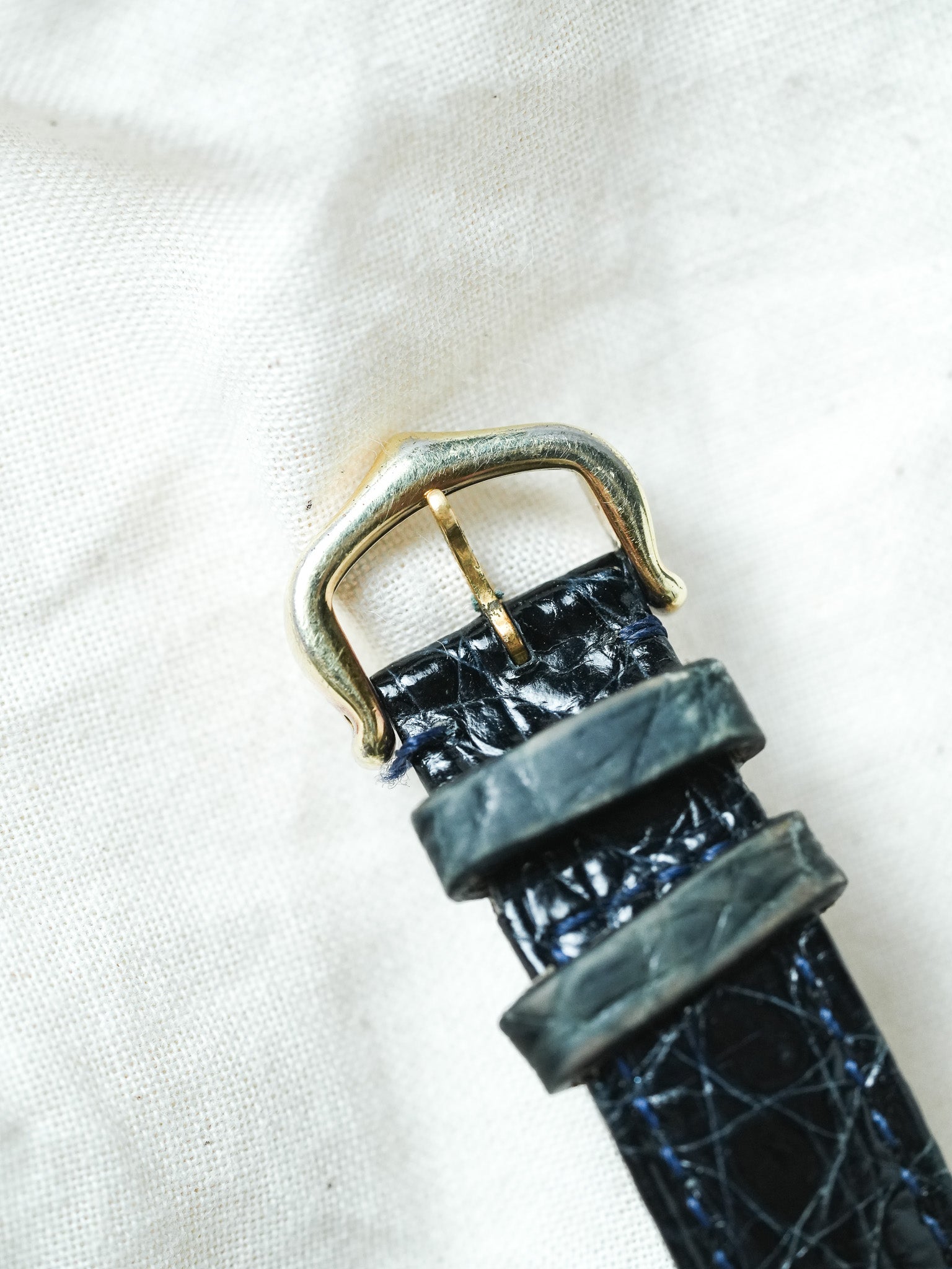 Cartier - Tank Must SM Vermeil Boucle ardillon cadran or - 1990s - Atelier Victor - Vintage Shop
