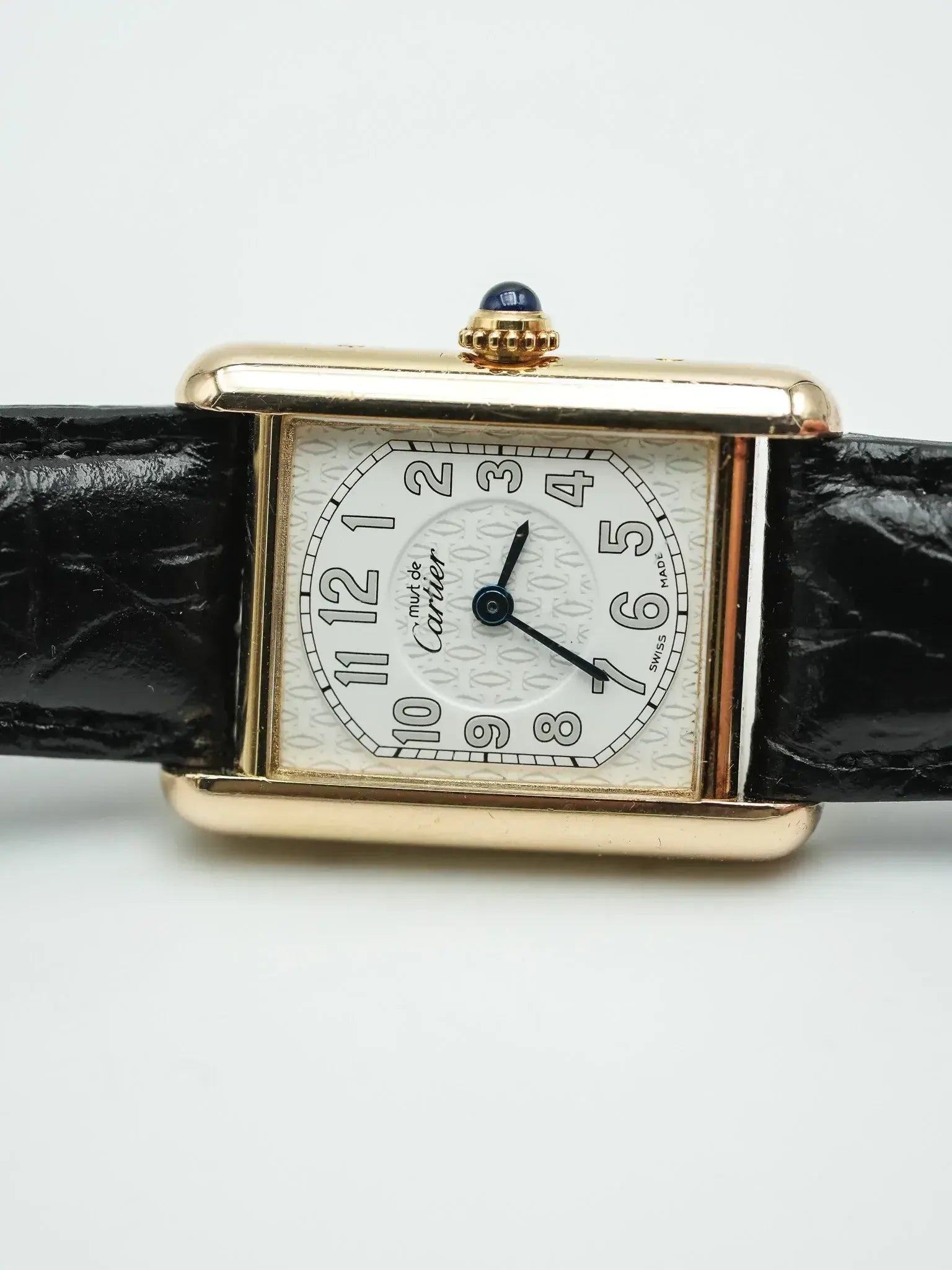 Cartier - Tank Must SM Vermeil Cadran Chiffre Arabes - 1990s - Atelier Victor