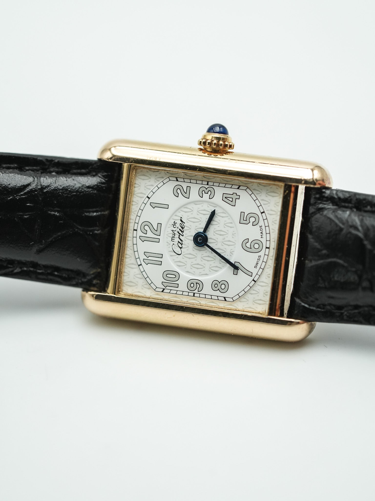 Cartier - Tank Must SM Vermeil Cadran Chiffre Arabes - 1990s - Atelier Victor - Vintage Shop