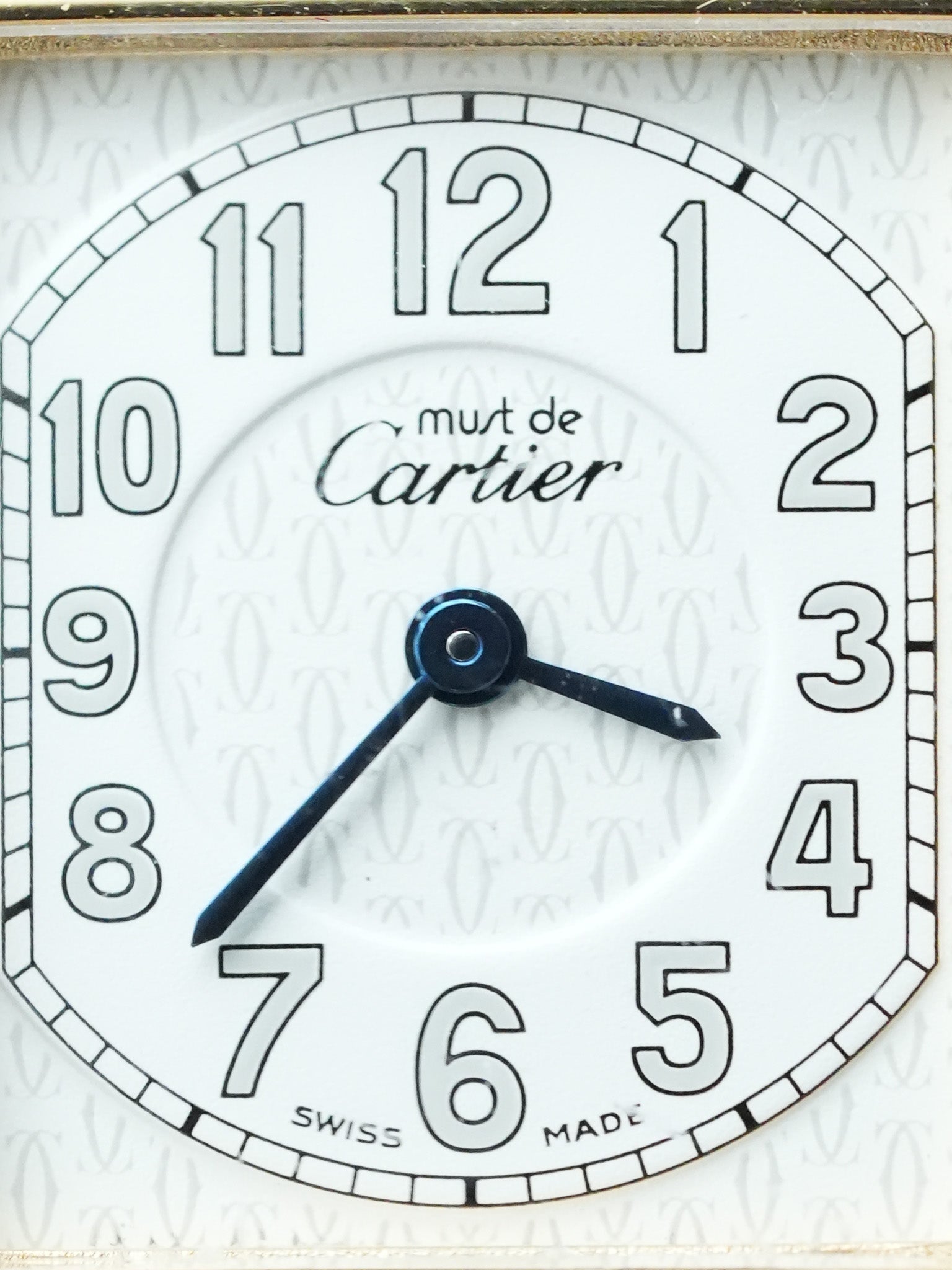 Cartier - Tank Must SM Vermeil Cadran Chiffre Arabes - 1990s - Atelier Victor - Vintage Shop