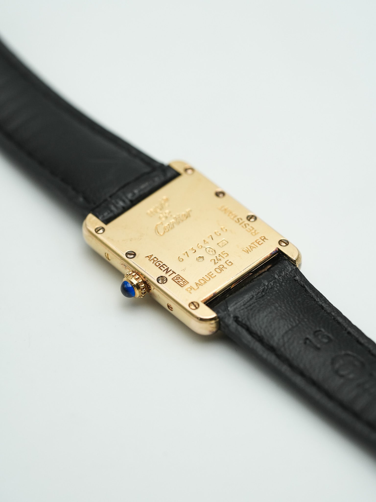 Cartier - Tank Must SM Vermeil Cadran Chiffre Arabes - 1990s - Atelier Victor - Vintage Shop
