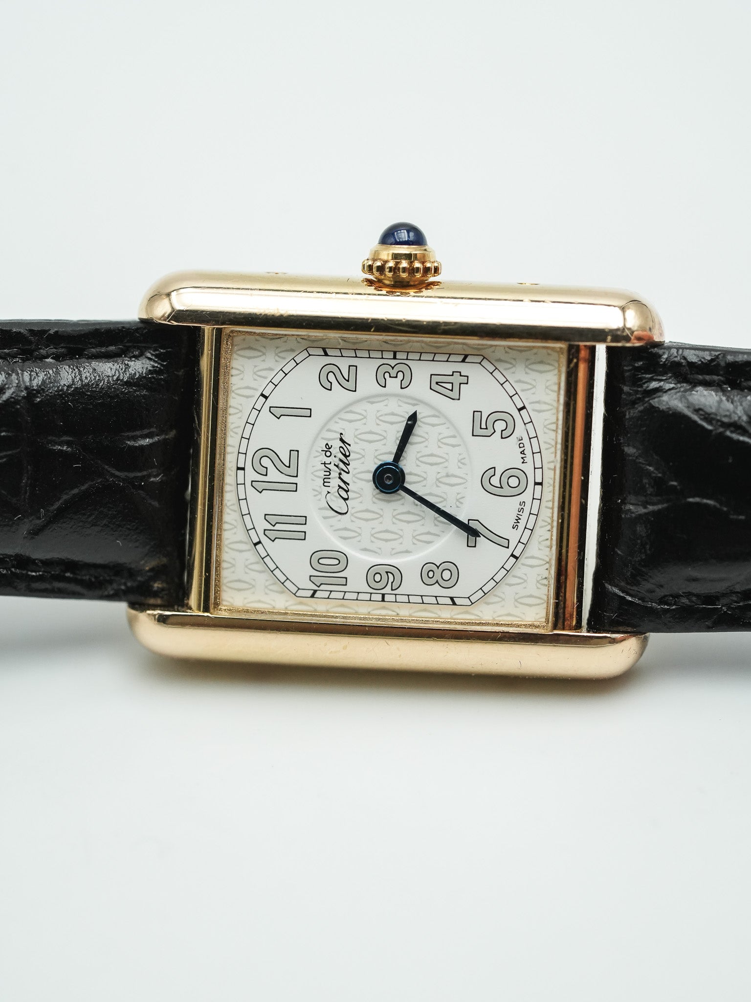 Cartier - Tank Must SM Vermeil Cadran Chiffre Arabes - 1990s - Atelier Victor - Vintage Shop