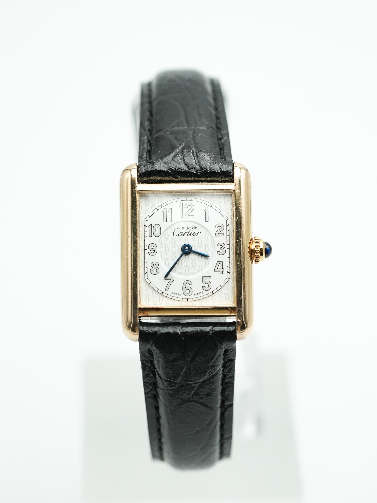 Cartier - Tank Must SM Vermeil Cadran Chiffre Arabes - 1990s - Atelier Victor - Vintage Shop