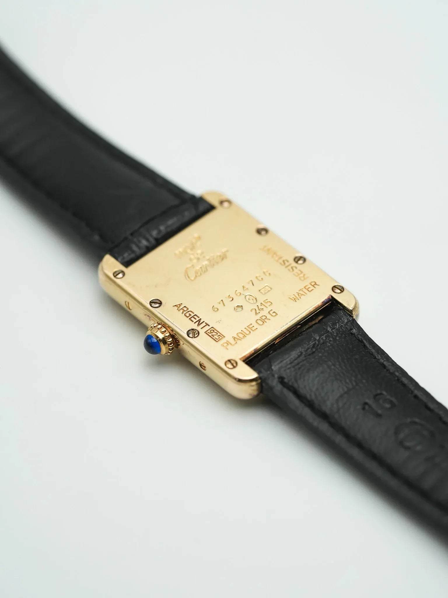 Cartier - Tank Must SM Vermeil Cadran Chiffre Arabes - 1990s - Atelier Victor - Vintage Shop