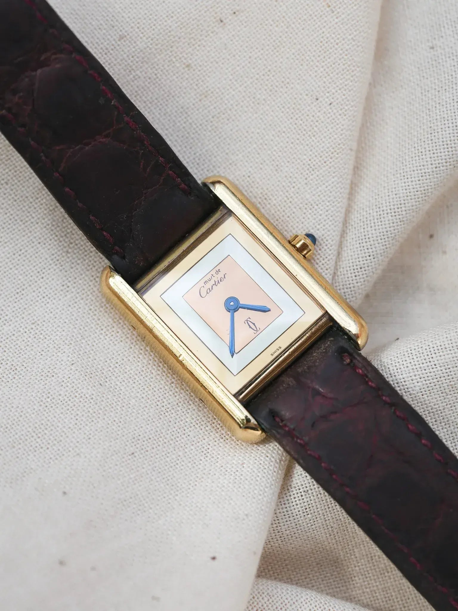 Cartier - Tank Must Trinity Petit modèle quartz - 1980s - Atelier Victor