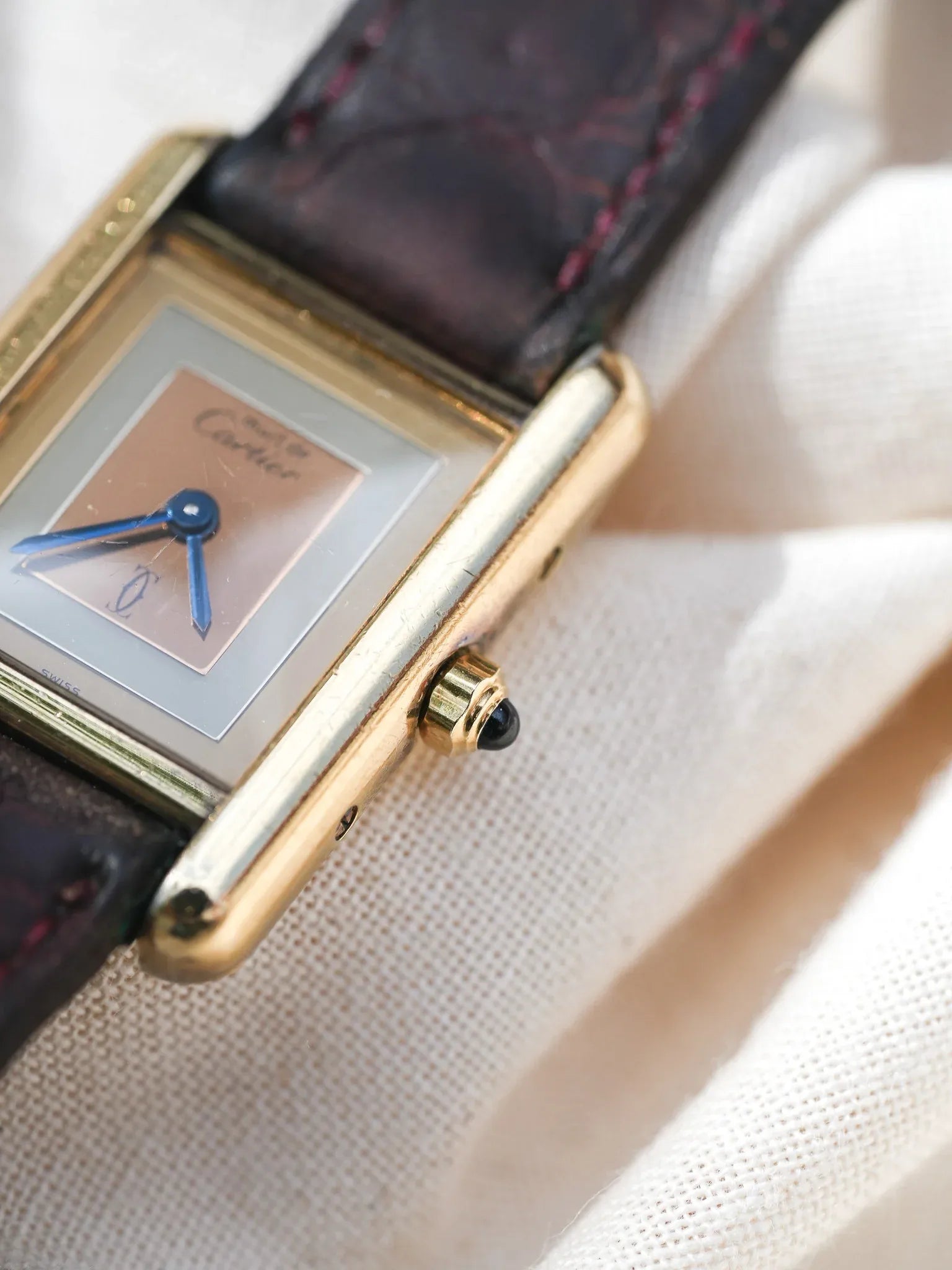 Cartier - Tank Must Trinity Petit modèle quartz - 1980s - Atelier Victor