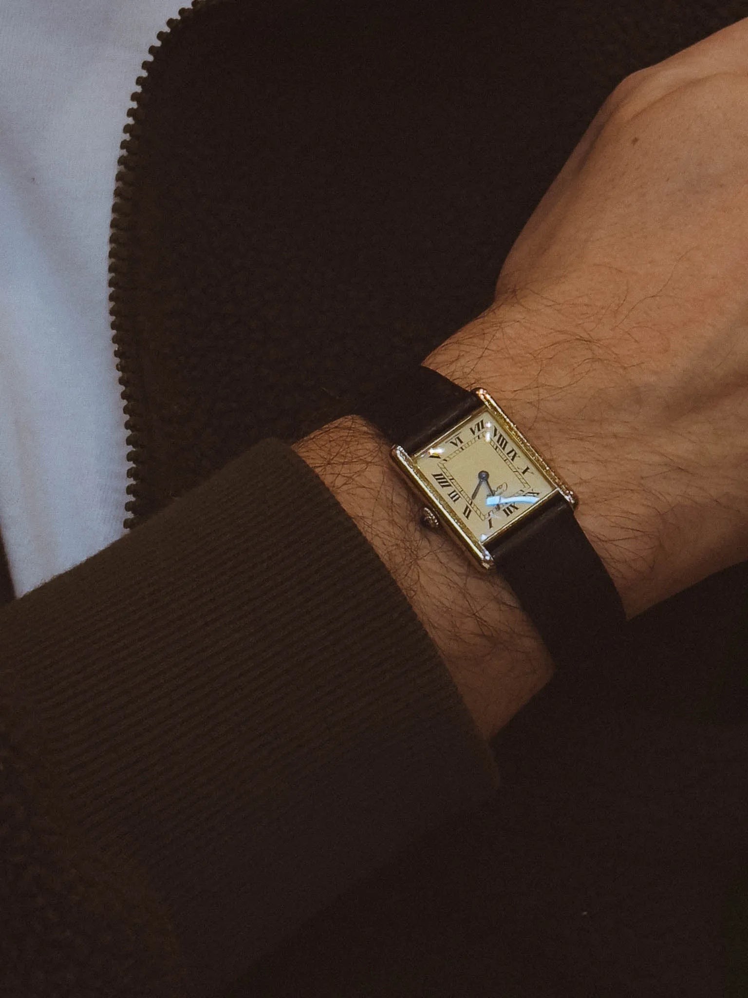 Cartier - Tank Must Vermeil Cadran Romain - 1980s - Atelier Victor