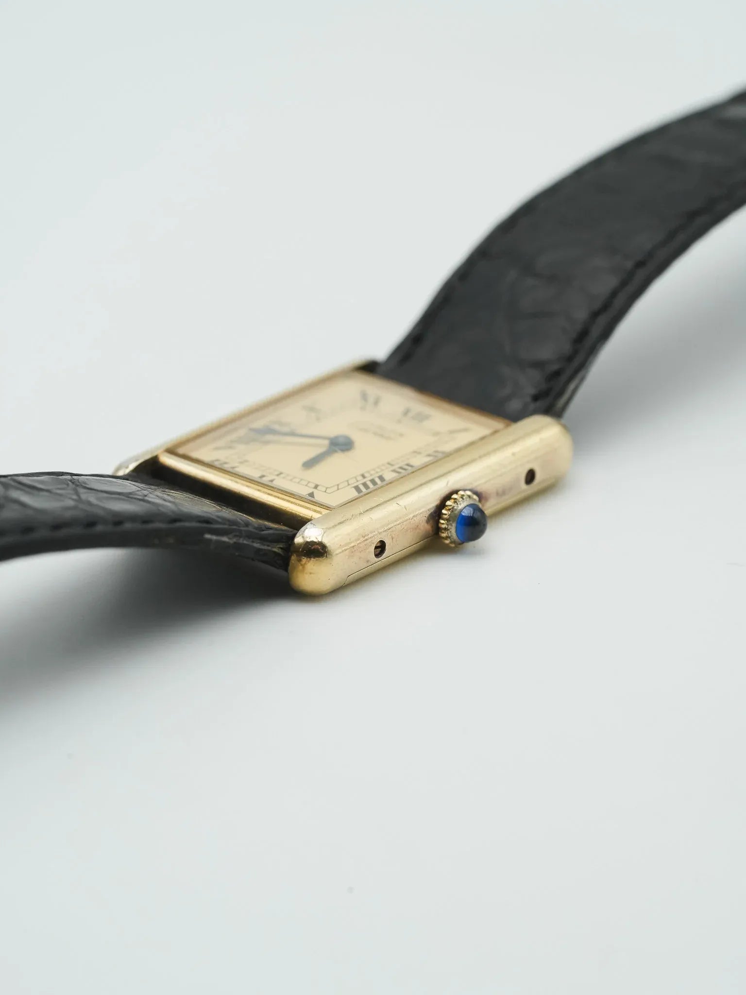 Cartier - Tank Must Vermeil Cadran Romain - 1980s - Atelier Victor - Vintage Shop