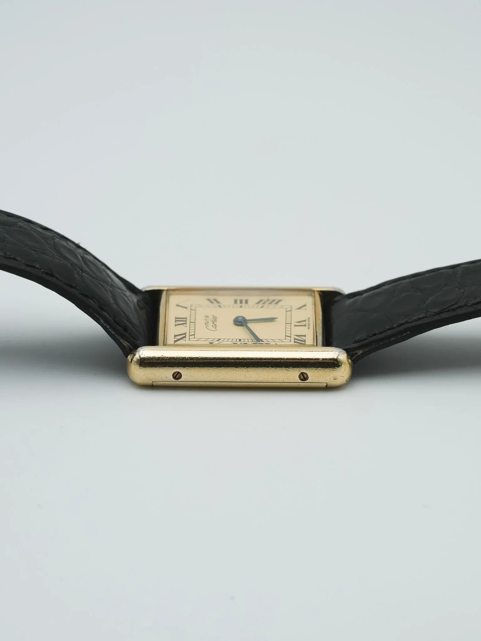 Cartier - Tank Must Vermeil Cadran Romain - 1980s - Atelier Victor - Vintage Shop