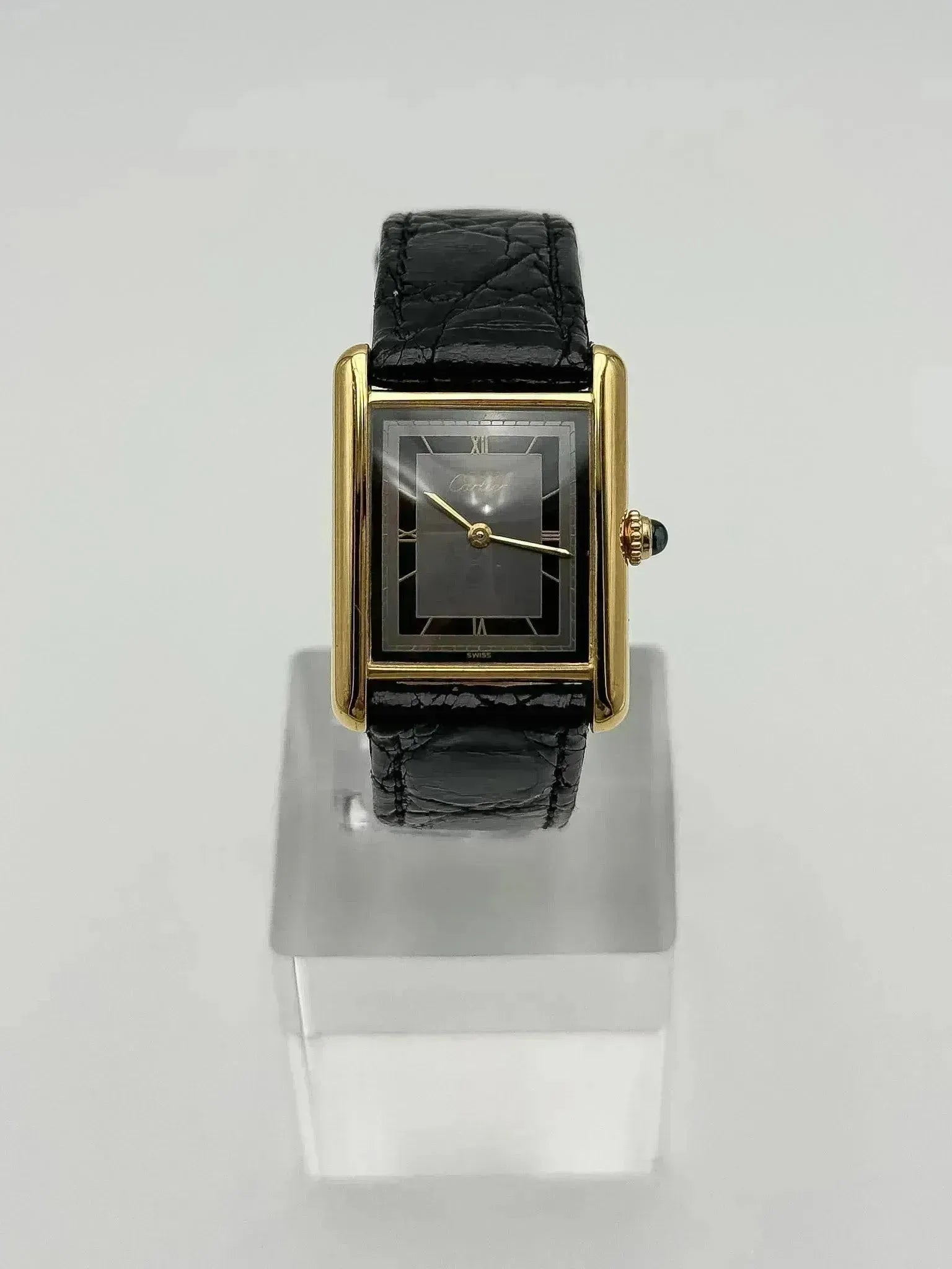 Cartier - Tank Must Vermeil Gris - 1980s - Atelier Victor