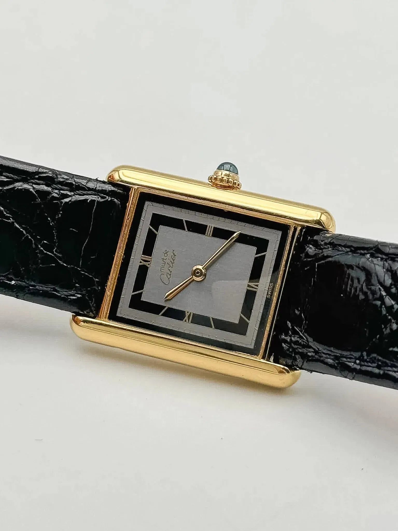Cartier - Tank Must Vermeil Gris - 1980s - Atelier Victor