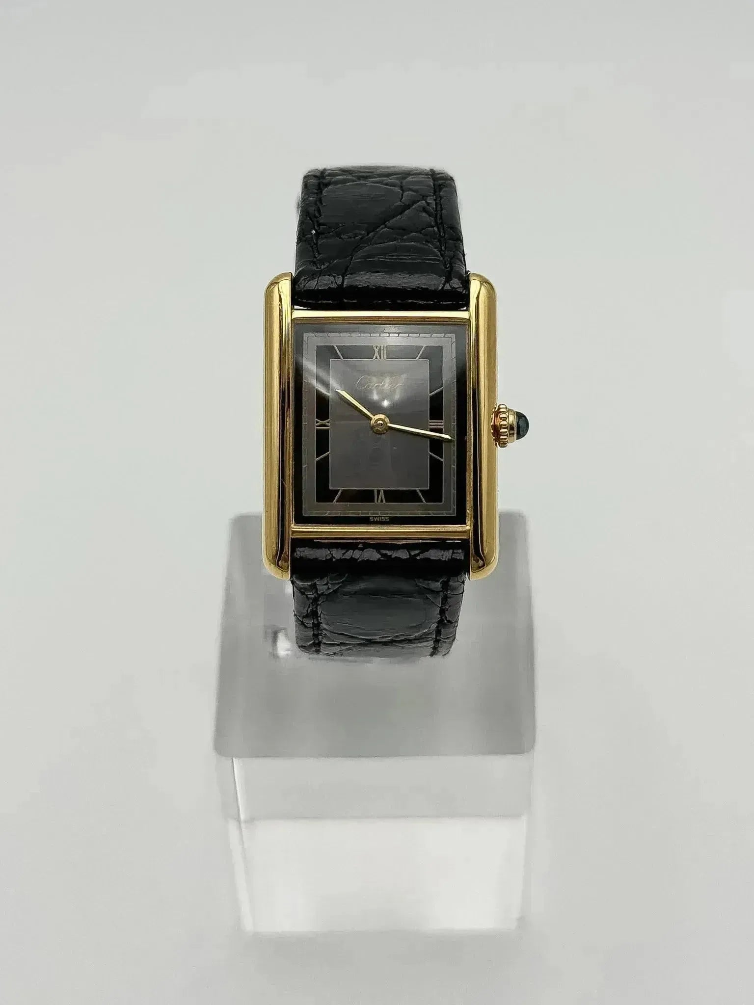 Cartier - Tank Must Vermeil Gris - 1980s - Atelier Victor