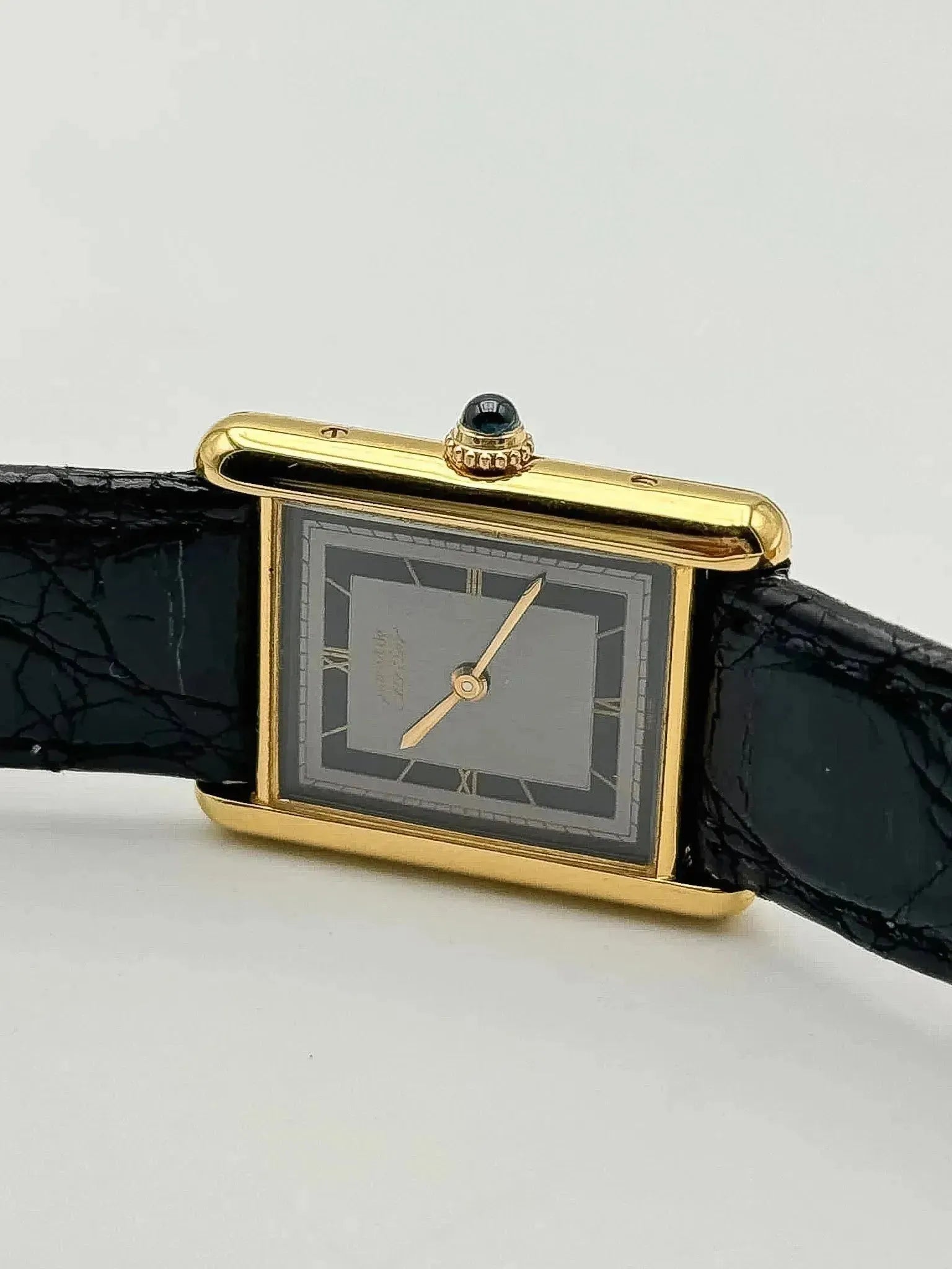 Cartier - Tank Must Vermeil Gris - 1980s - Atelier Victor Paris - Vintage Watch Shop Dubai