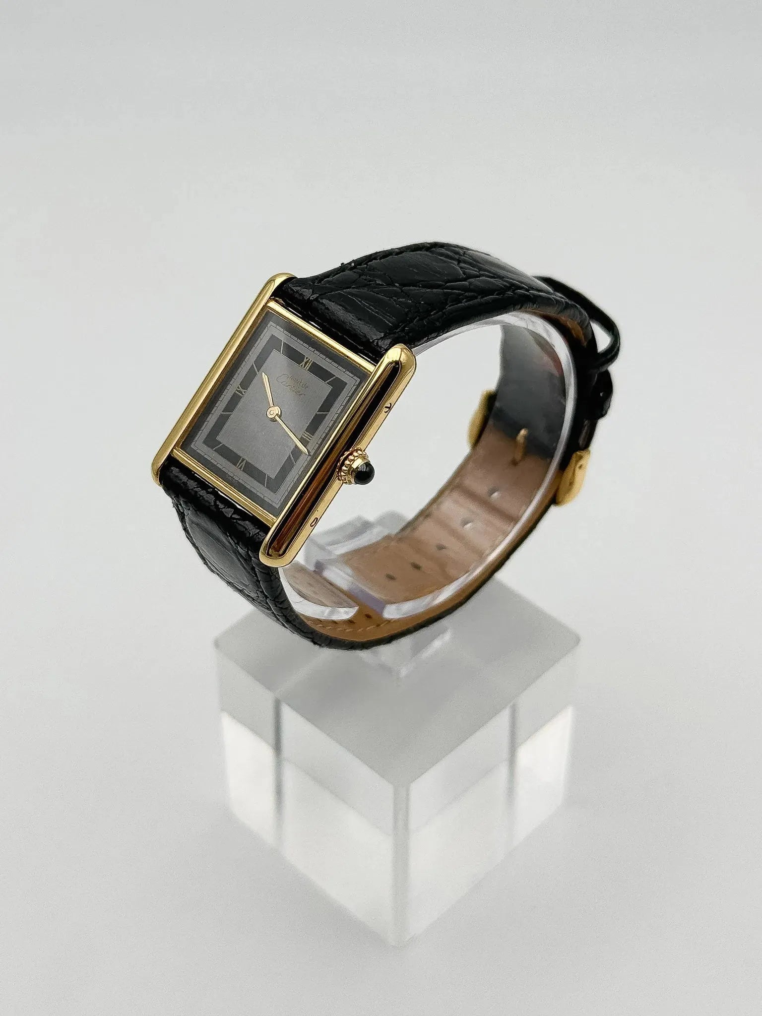 Cartier - Tank Must Vermeil Gris - 1980s - Atelier Victor Paris - Vintage Watch Shop Dubai