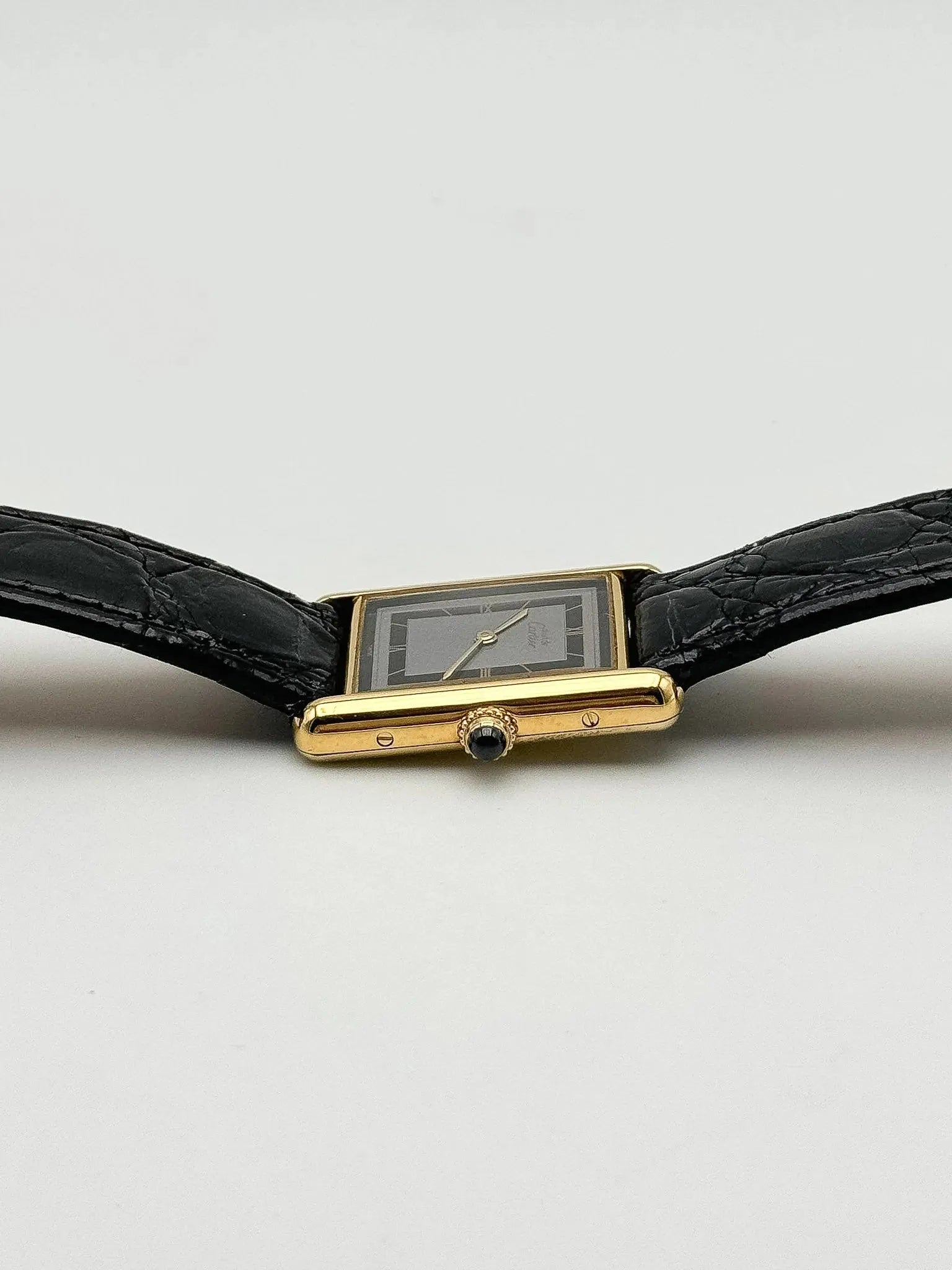 Cartier - Tank Must Vermeil Gris - 1980s - Atelier Victor Paris - Vintage Watch Shop Dubai