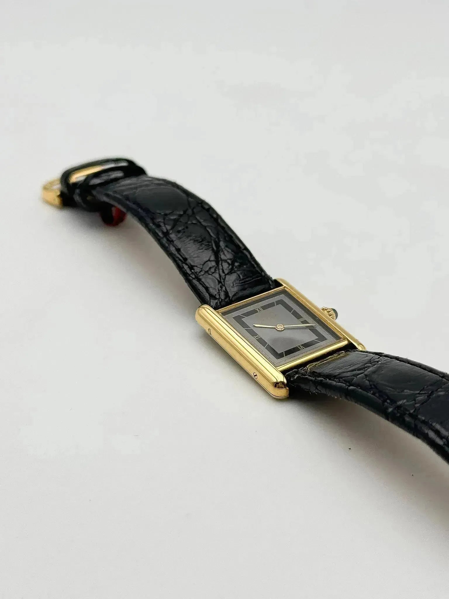 Cartier - Tank Must Vermeil Gris - 1980s - Atelier Victor Paris - Vintage Watch Shop Dubai