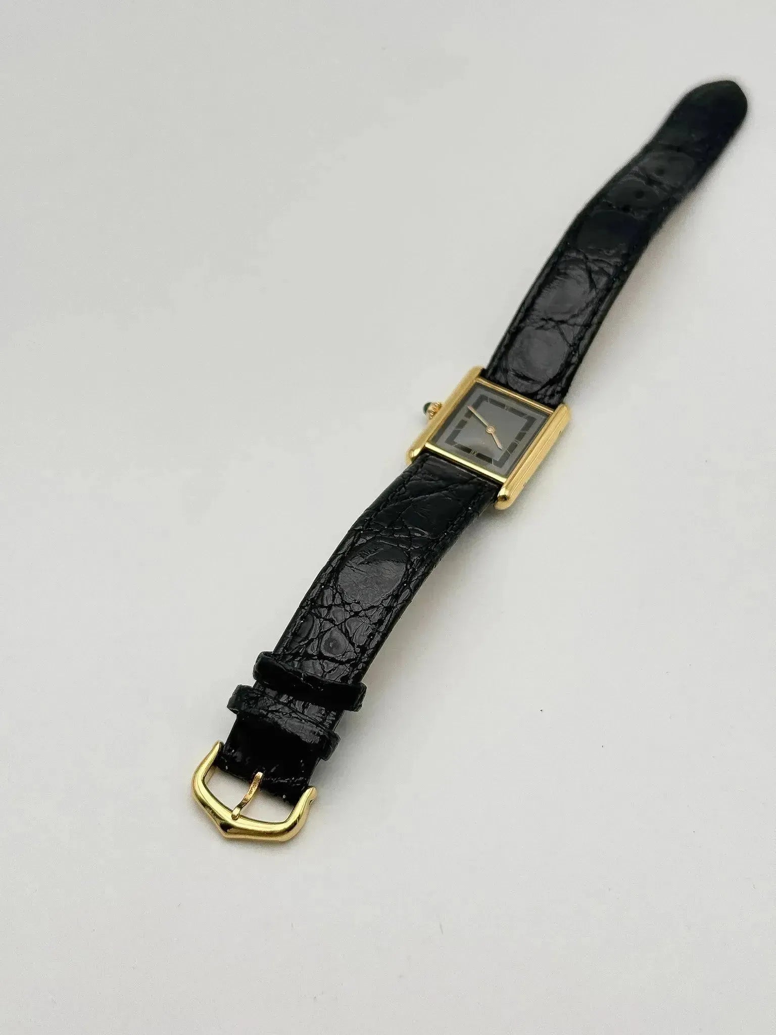 Cartier - Tank Must Vermeil Gris - 1980s - Atelier Victor - Vintage Shop