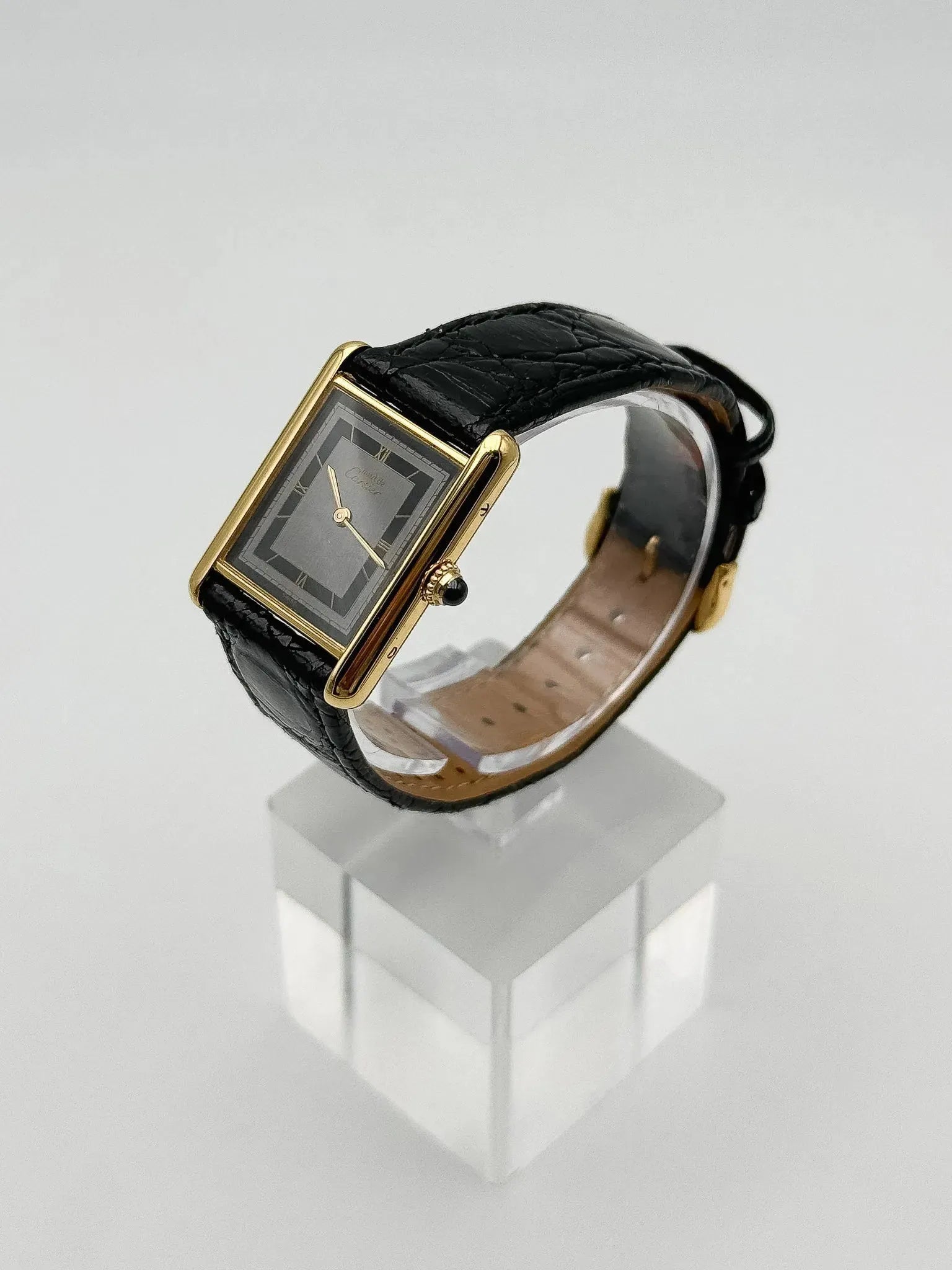 Cartier - Tank Must Vermeil Gris - 1980s - Atelier Victor - Vintage Shop