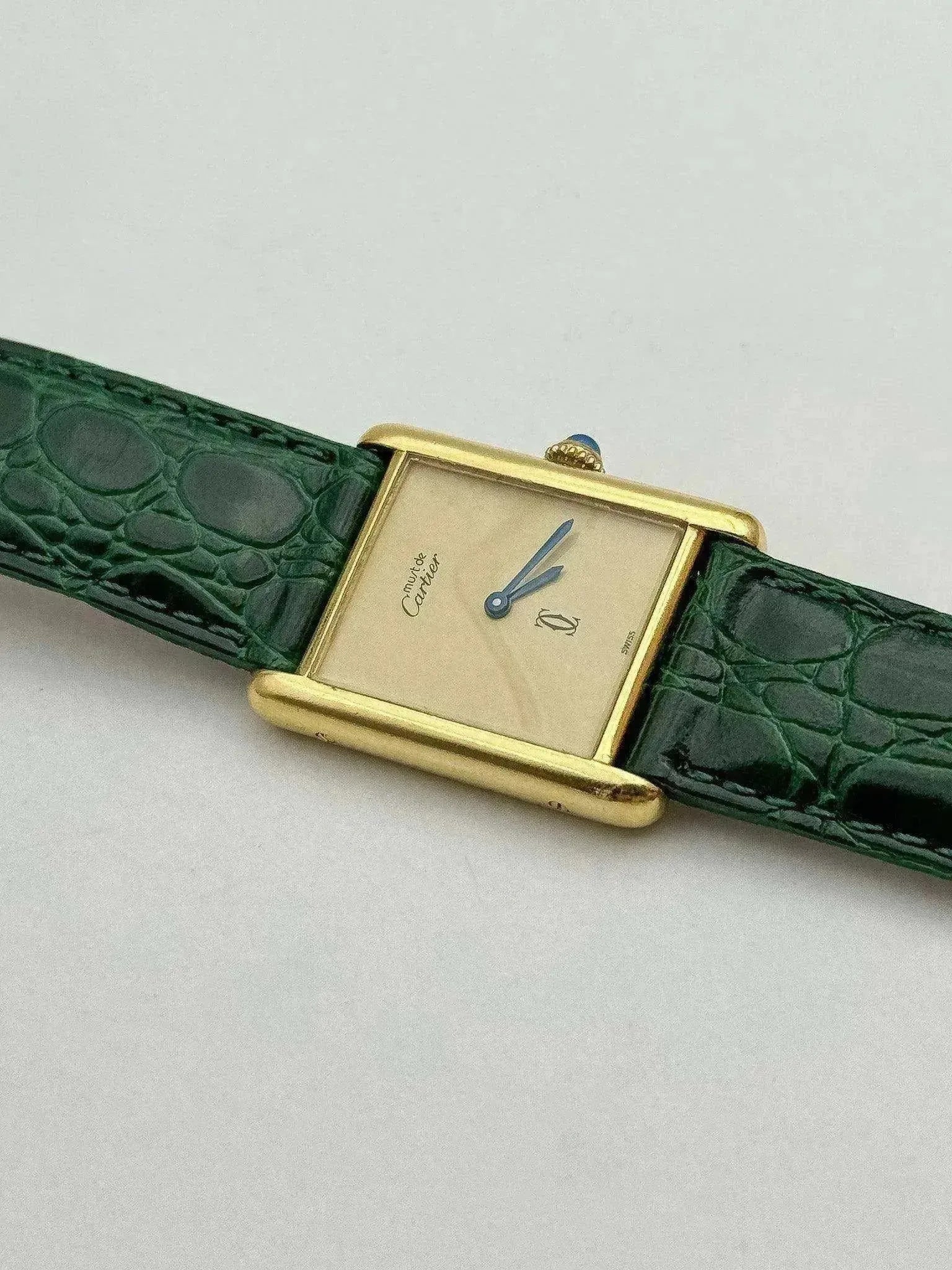 Cartier - Tank Must Vermeil Lemon - 1980s - Atelier Victor