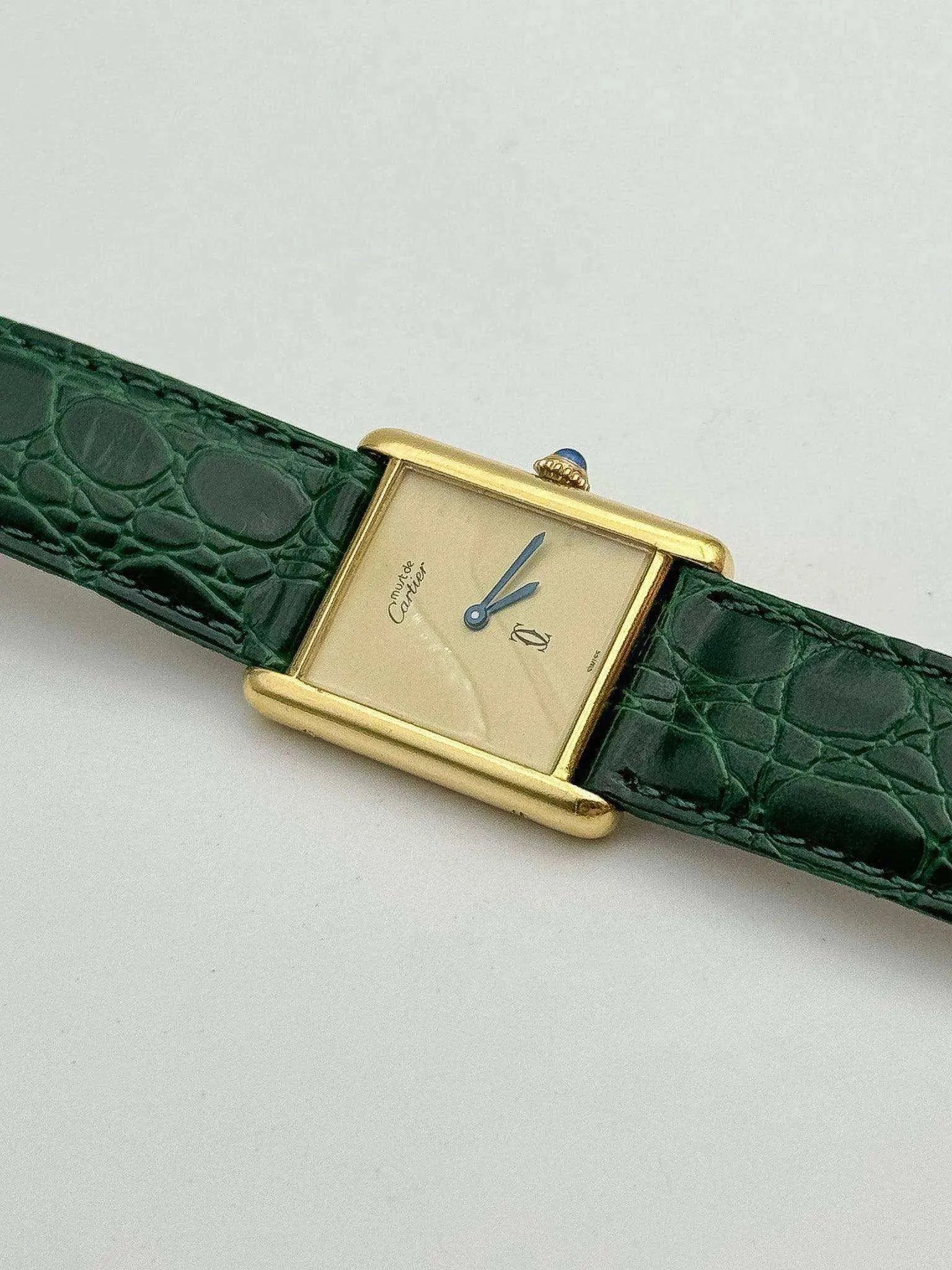 Cartier - Tank Must Vermeil Lemon - 1980s - Atelier Victor Paris - Vintage Watch Shop Dubai