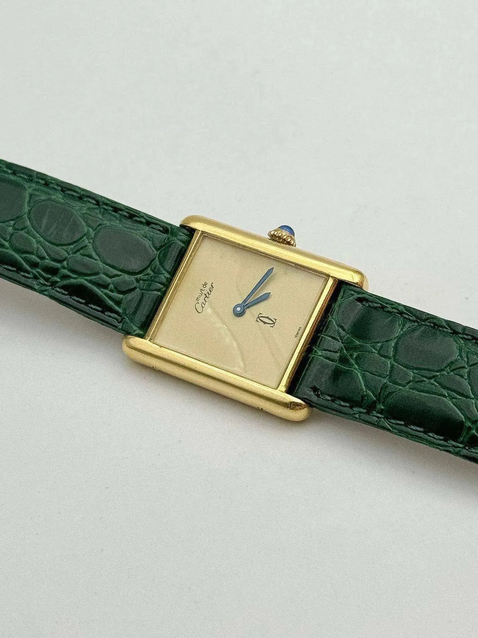 Cartier - Tank Must Vermeil Lemon - 1980s - Atelier Victor - Vintage Shop
