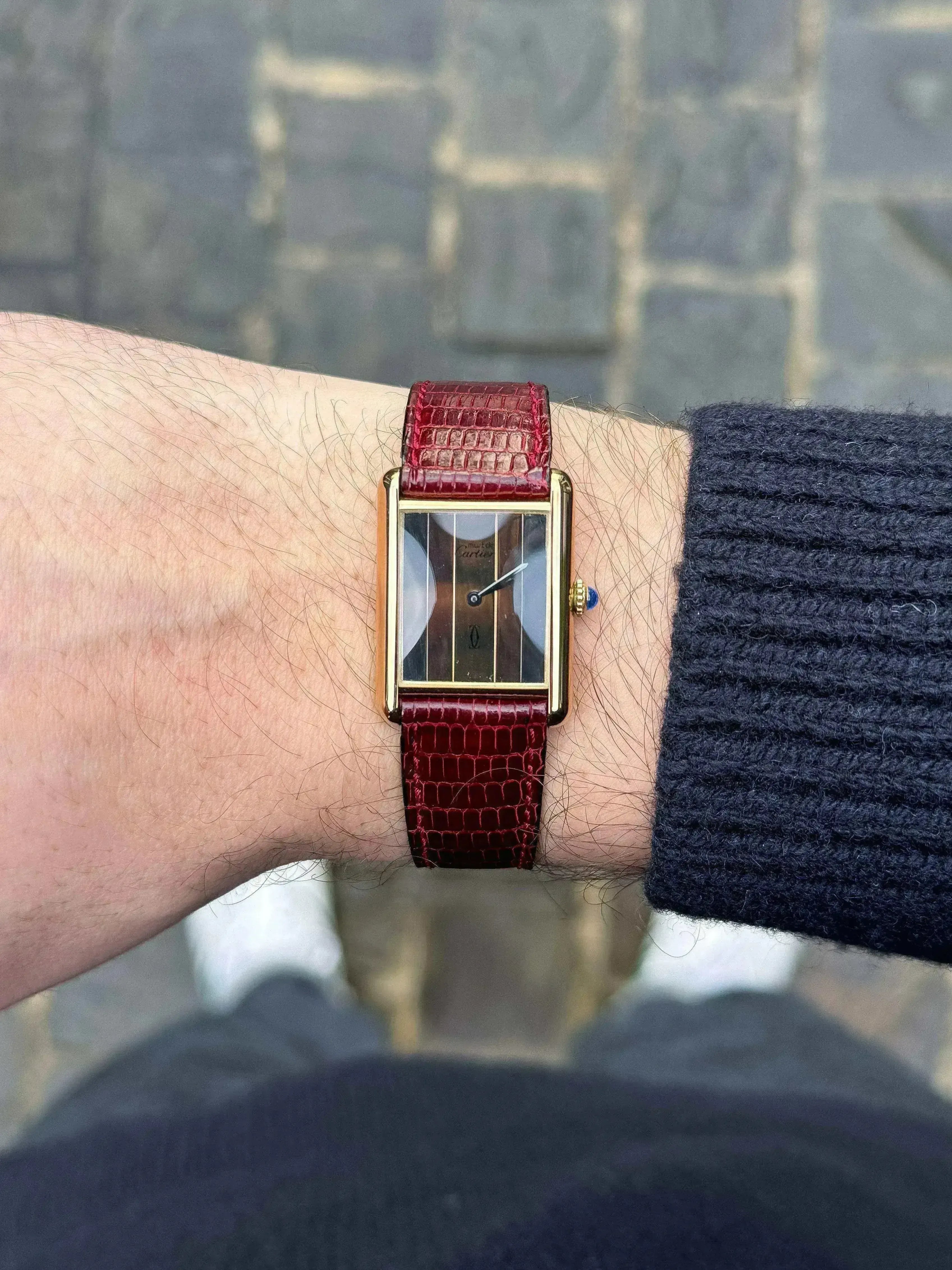 Cartier - Tank Must Vermeil Trinity - NOS - 1980S - Atelier Victor