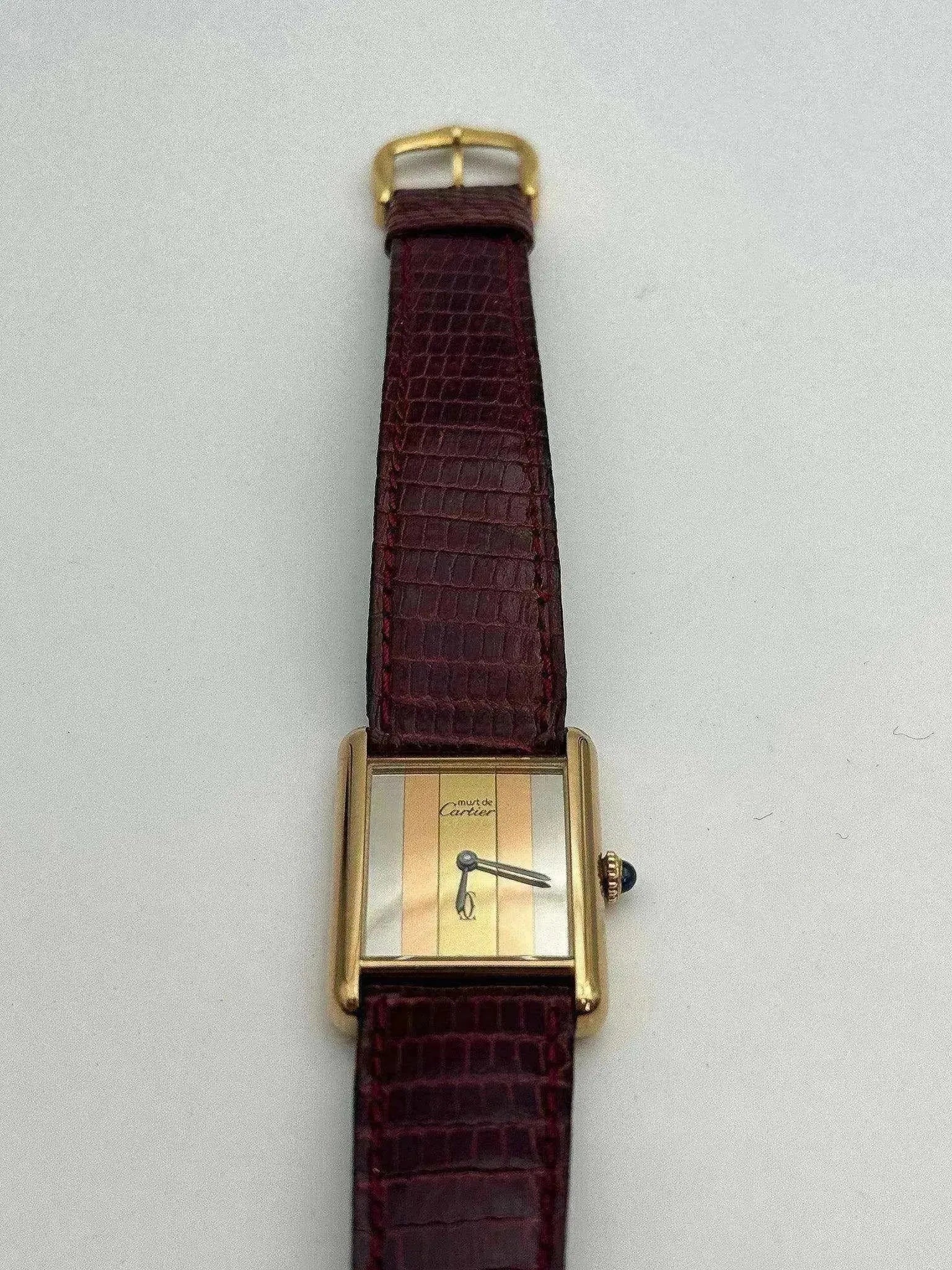 Cartier - Tank Must Vermeil Trinity - NOS - 1980S - Atelier Victor