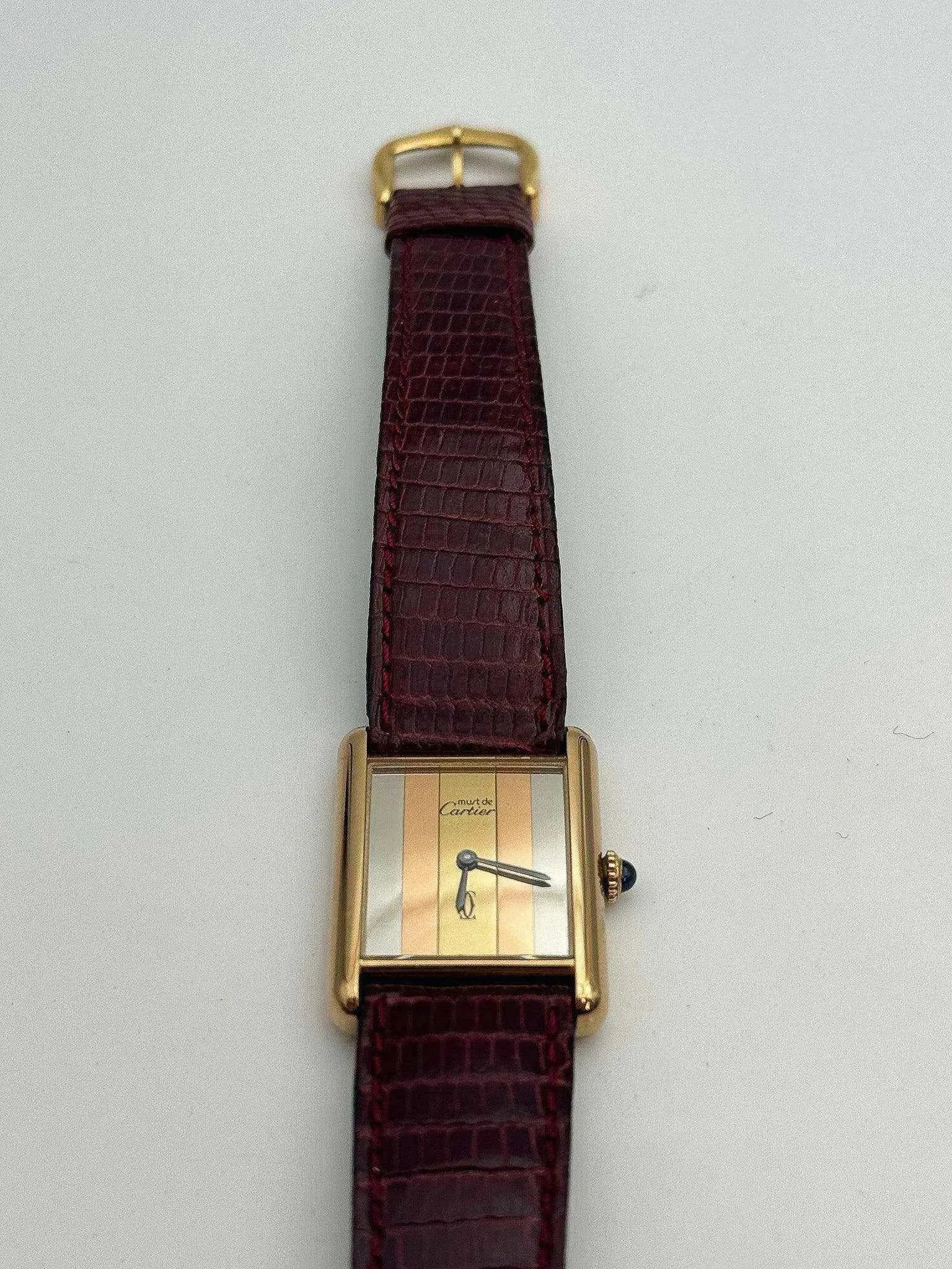 Cartier - Tank Must Vermeil Trinity - NOS - 1980S - Atelier Victor - Vintage Shop