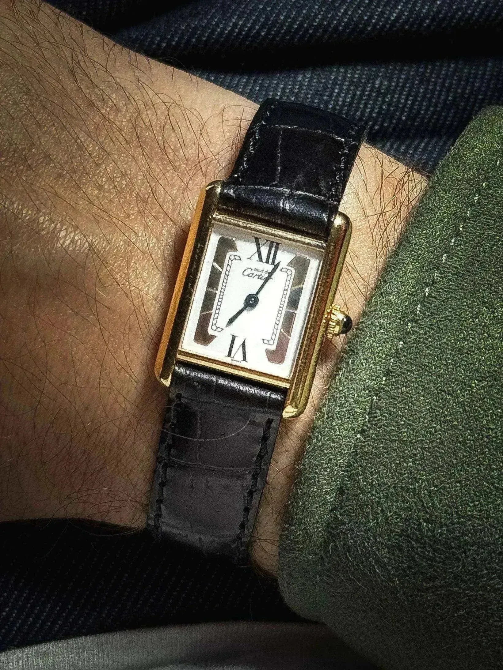 Cartier - Tank Must Vermeil Trinity SM - Full set - 1990s - Atelier Victor