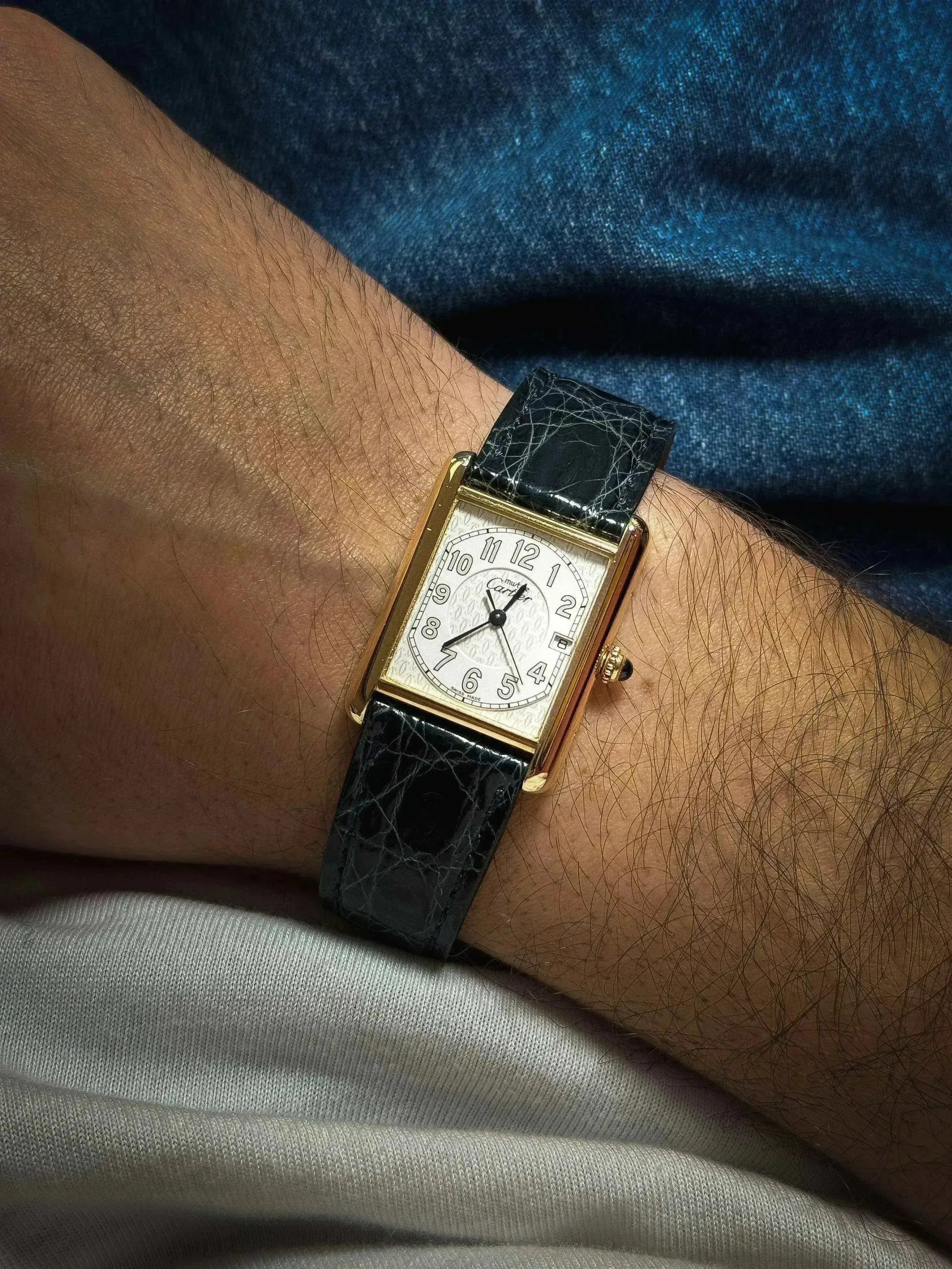 Cartier - Tank Must XL Vermeil Boucle Déployante - 1990S - Atelier Victor