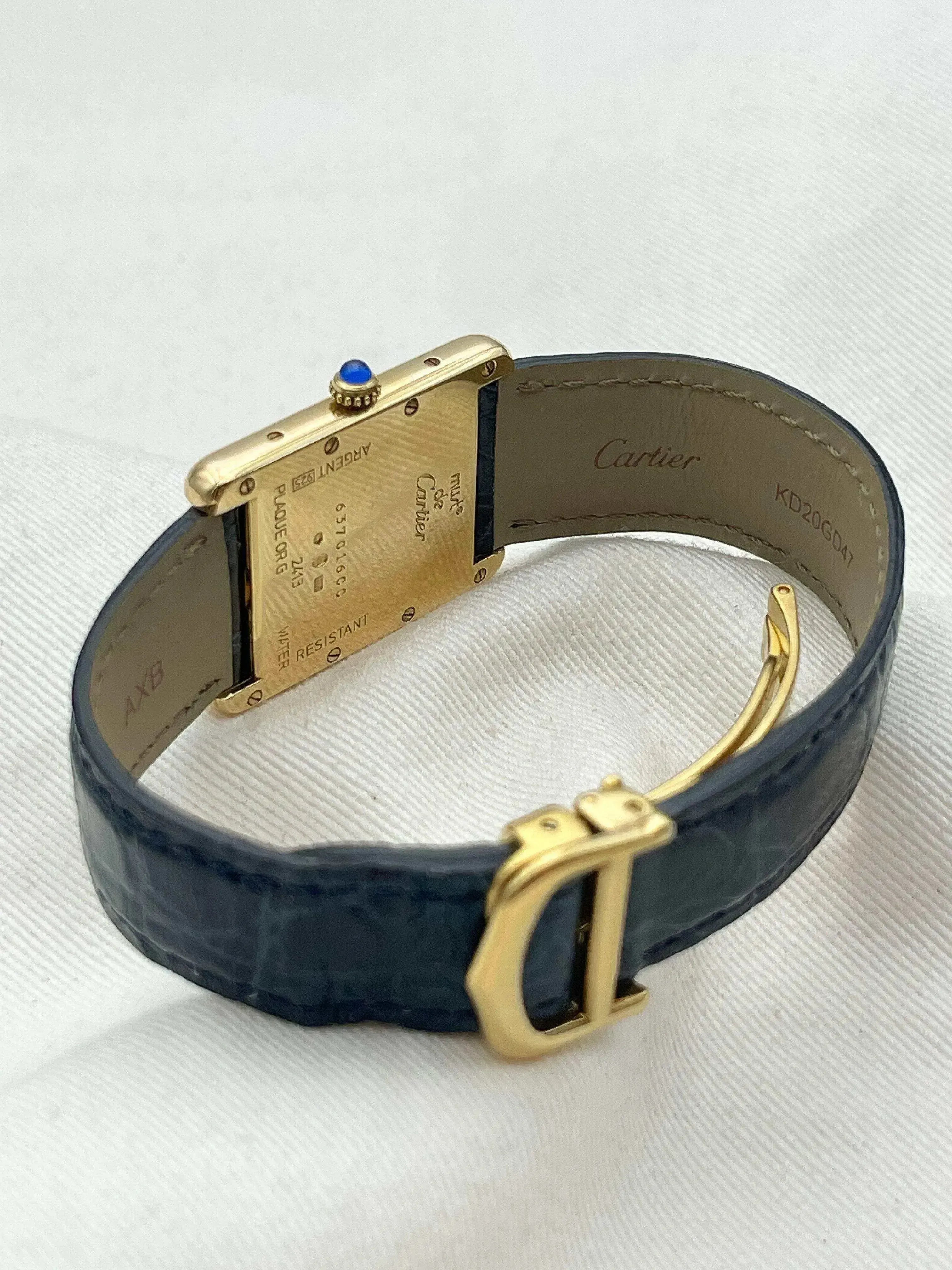 Cartier - Tank Must XL Vermeil Boucle Déployante - 1990S - Atelier Victor