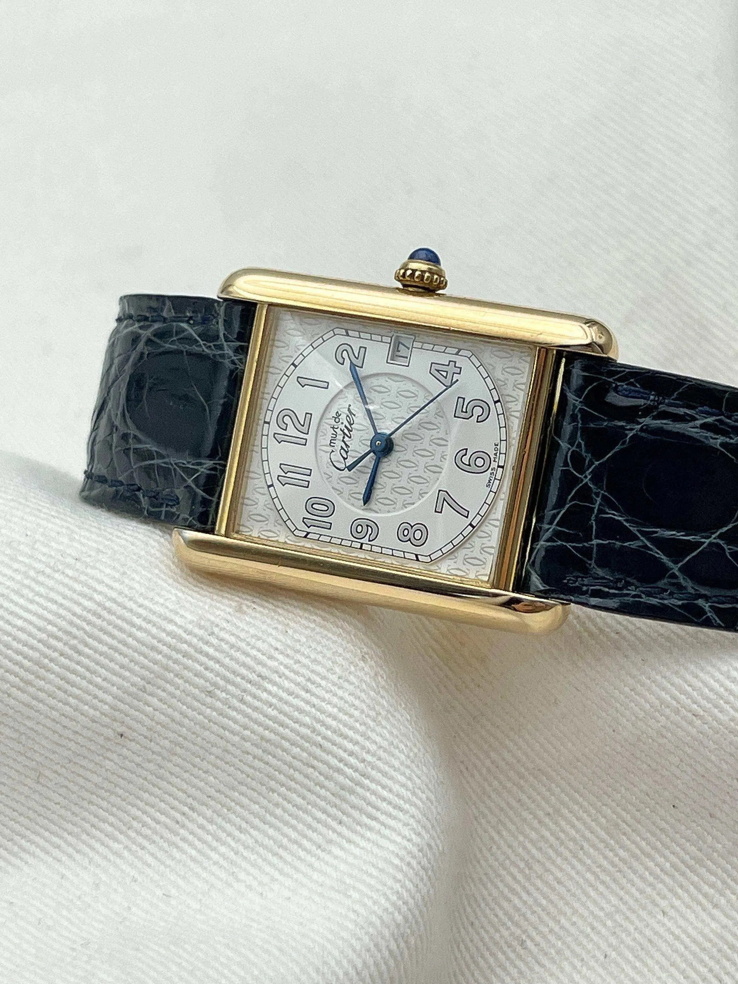 Cartier - Tank Must XL Vermeil Boucle Déployante - 1990S - Atelier Victor Paris - Vintage Watch Shop Dubai