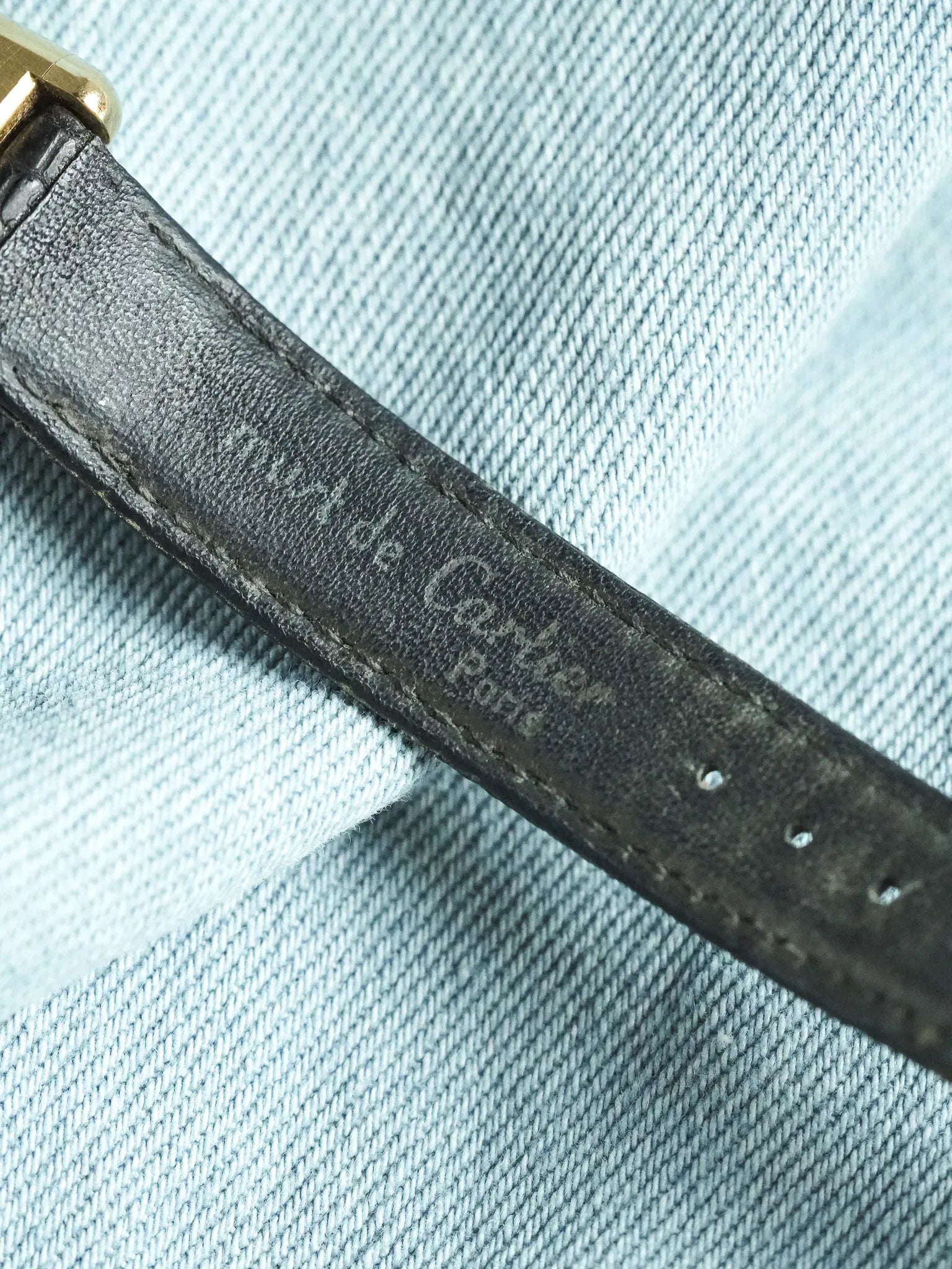 Cartier - Tank SM Must Vermeil Lapis Lazuli - 1980s - Atelier Victor