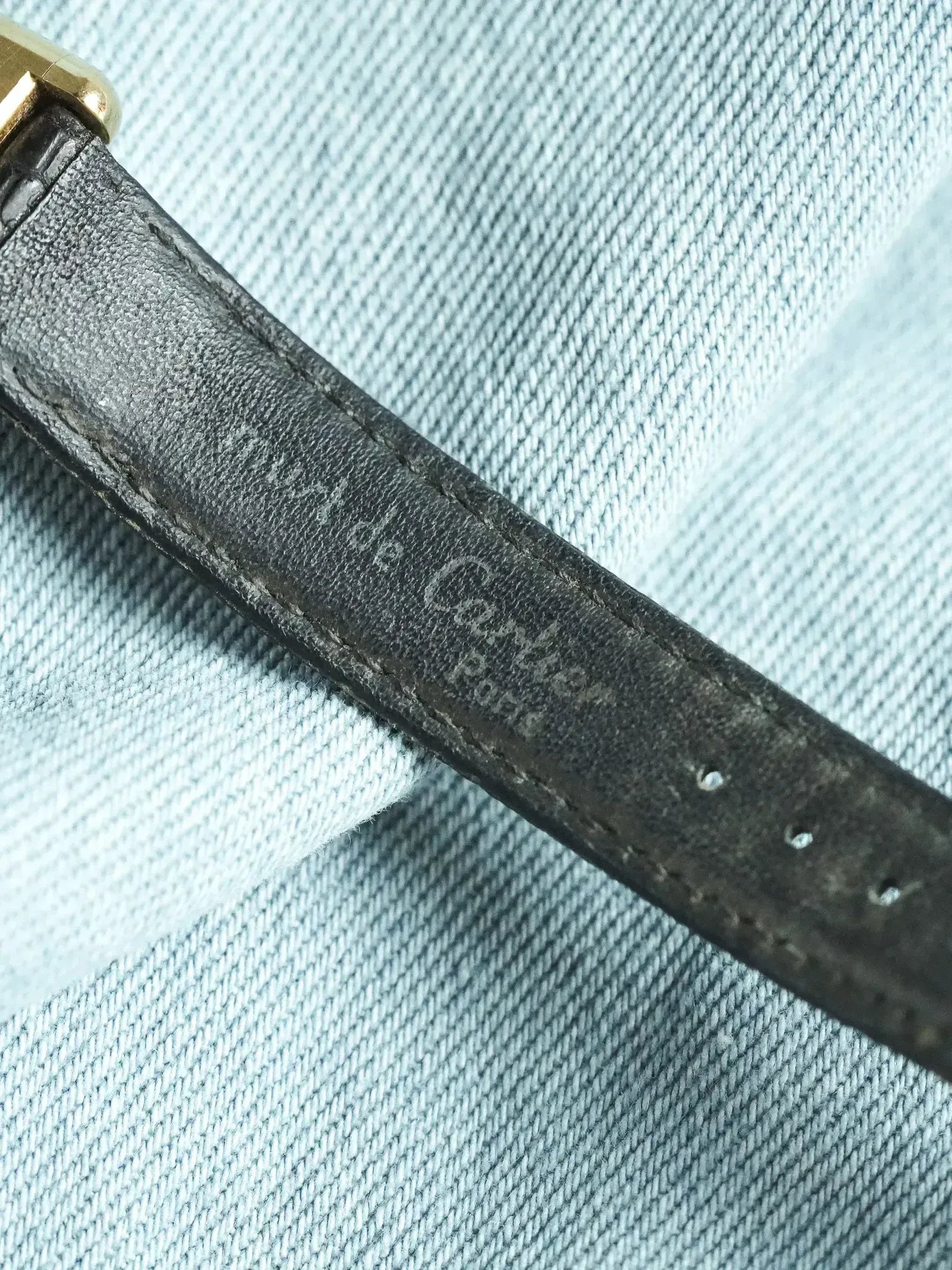 Cartier - Tank SM Must Vermeil Lapis Lazuli - 1980s - Atelier Victor