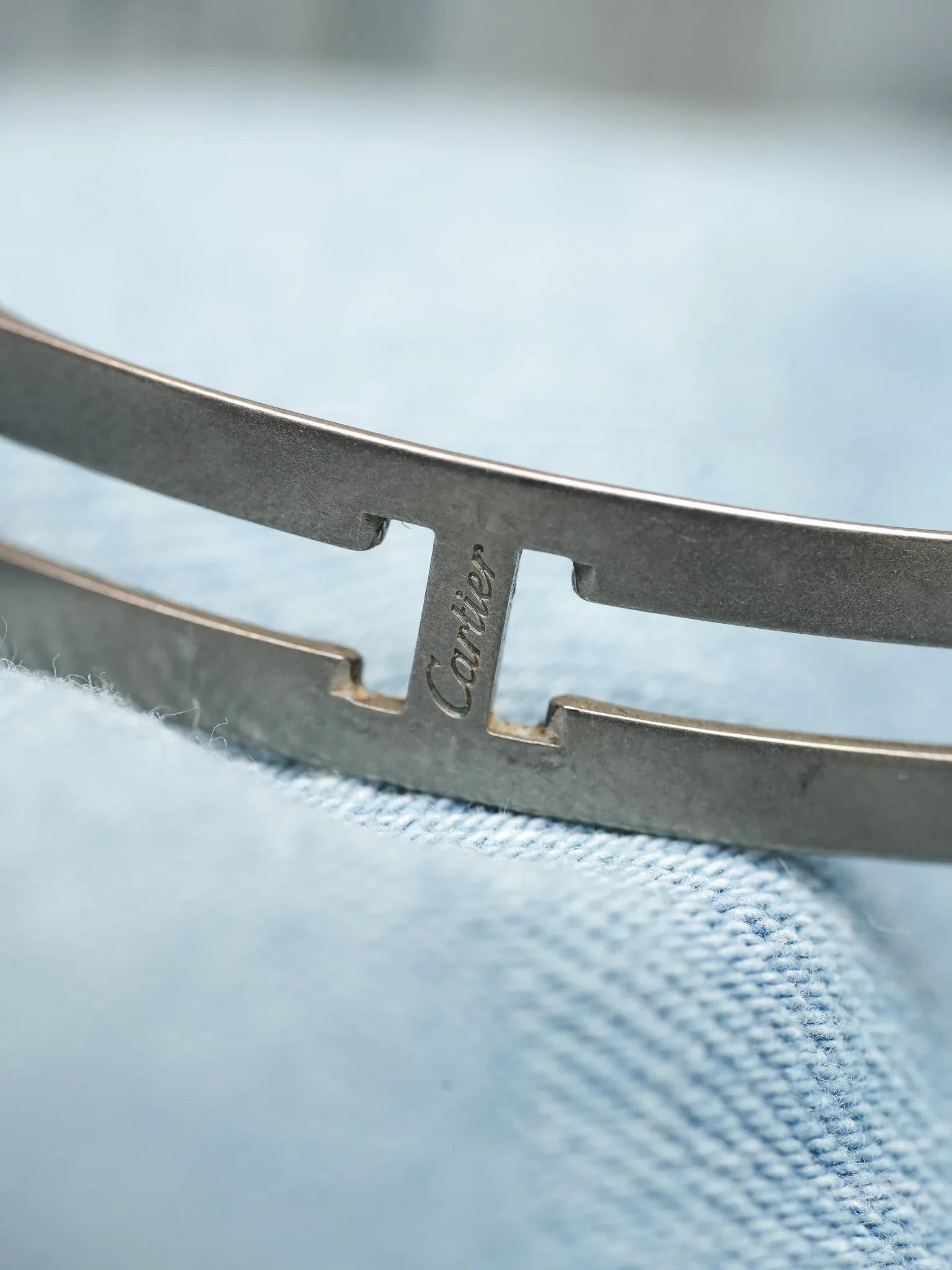 Cartier - Tank Solo 3170 bracelet acier unisexe - 2010s - Atelier Victor - Vintage Shop
