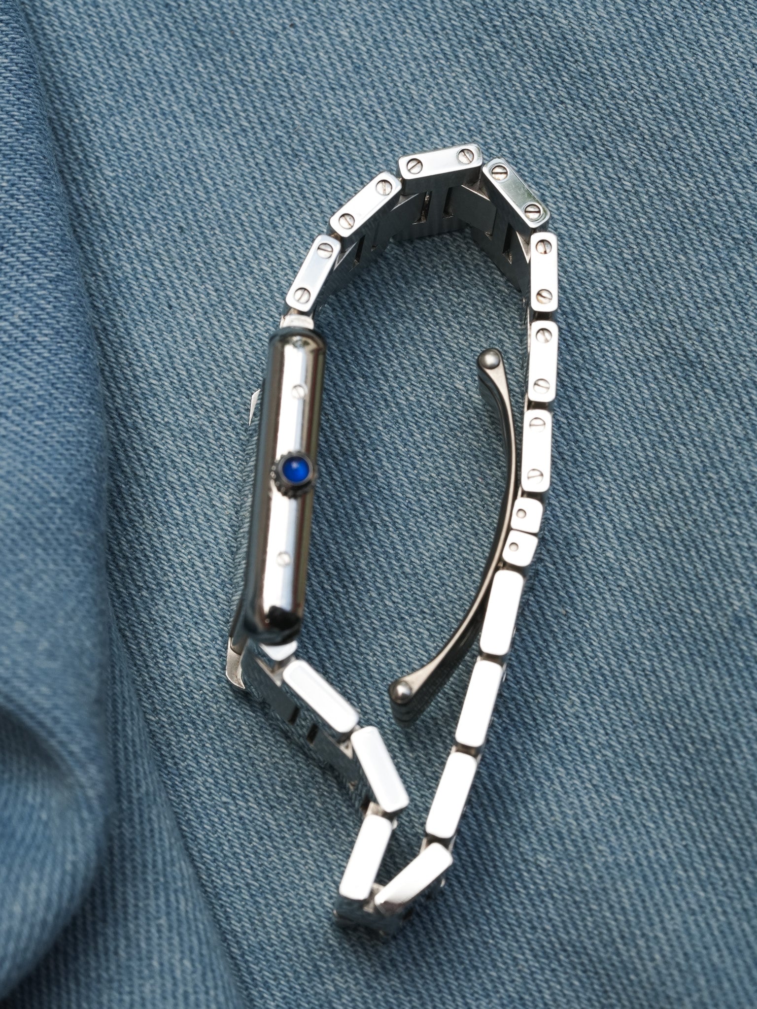 Cartier - Tank Solo 3170 bracelet acier unisexe - 2010s - Atelier Victor - Vintage Shop