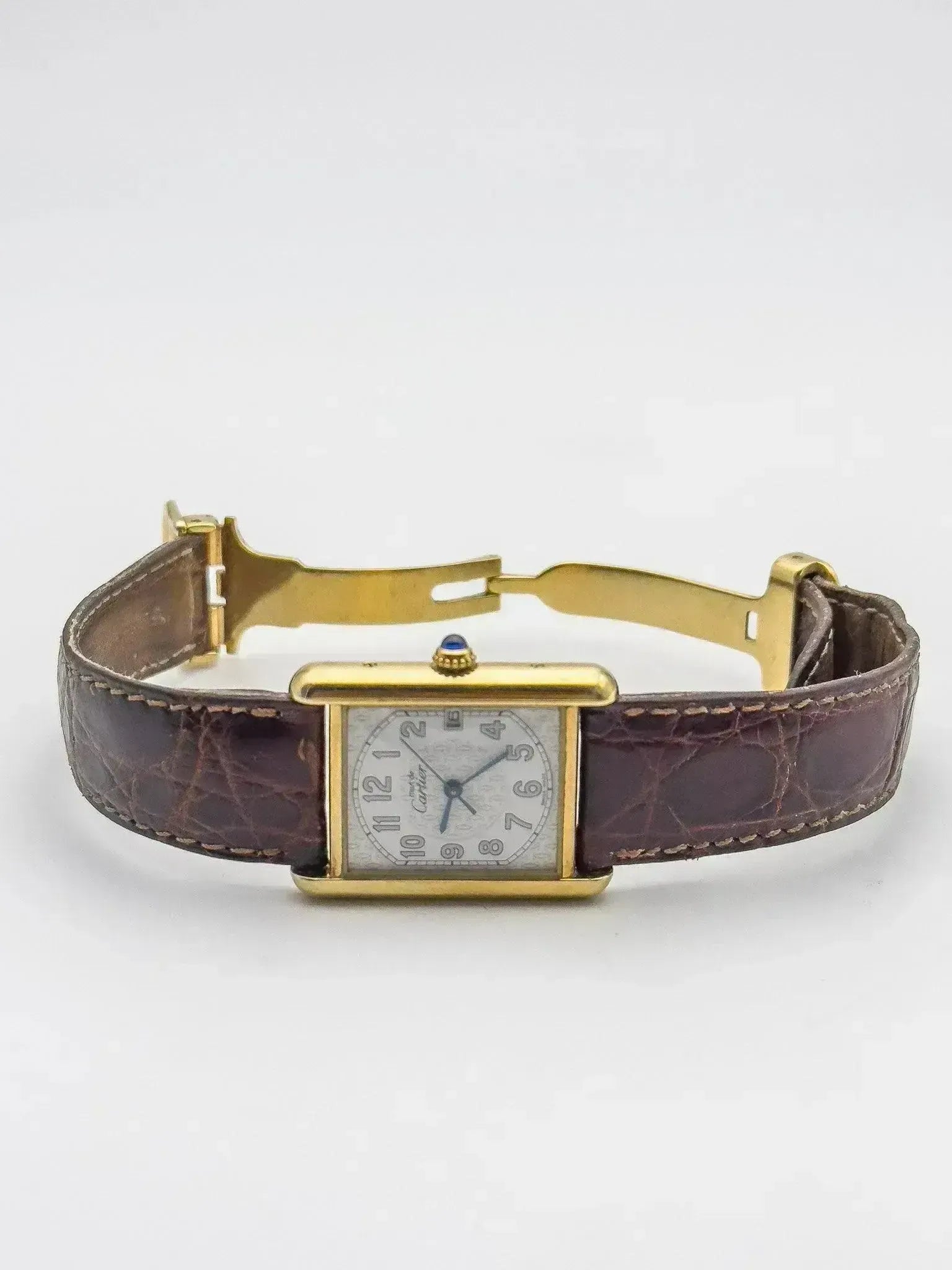 Cartier - Tank XL Must Vermeil Boucle Déployante - 1990s - Atelier Victor